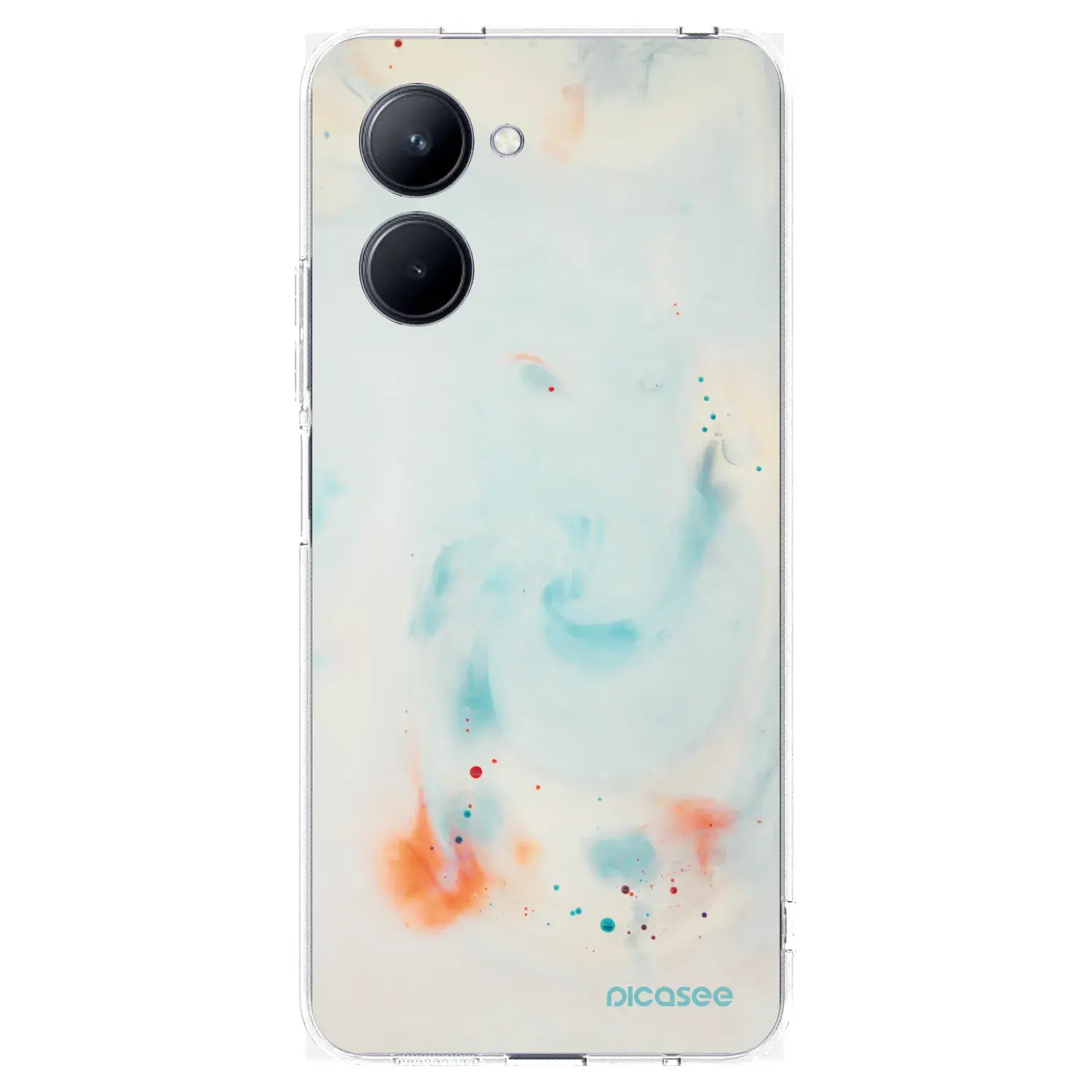 Silikonový průhledný obal pro Realme C33 (2023) - Splash