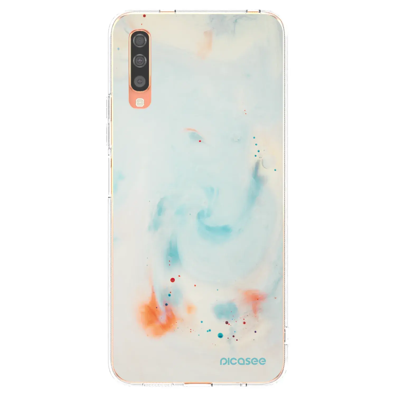 Silikonový průhledný obal pro Samsung Galaxy A70 A705F - Splash