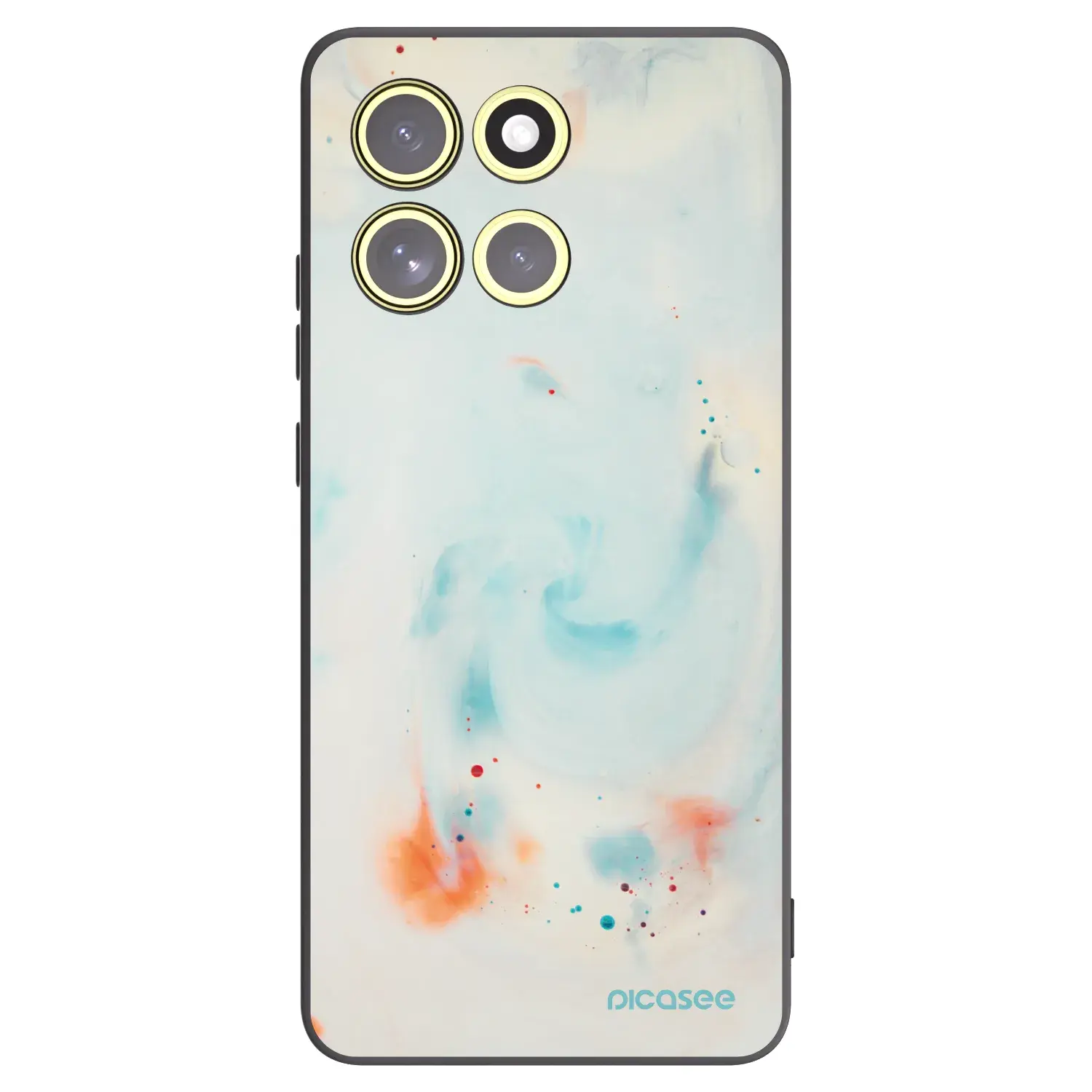 Silikonový černý obal pro Motorola Moto G86 Power 5G - Splash