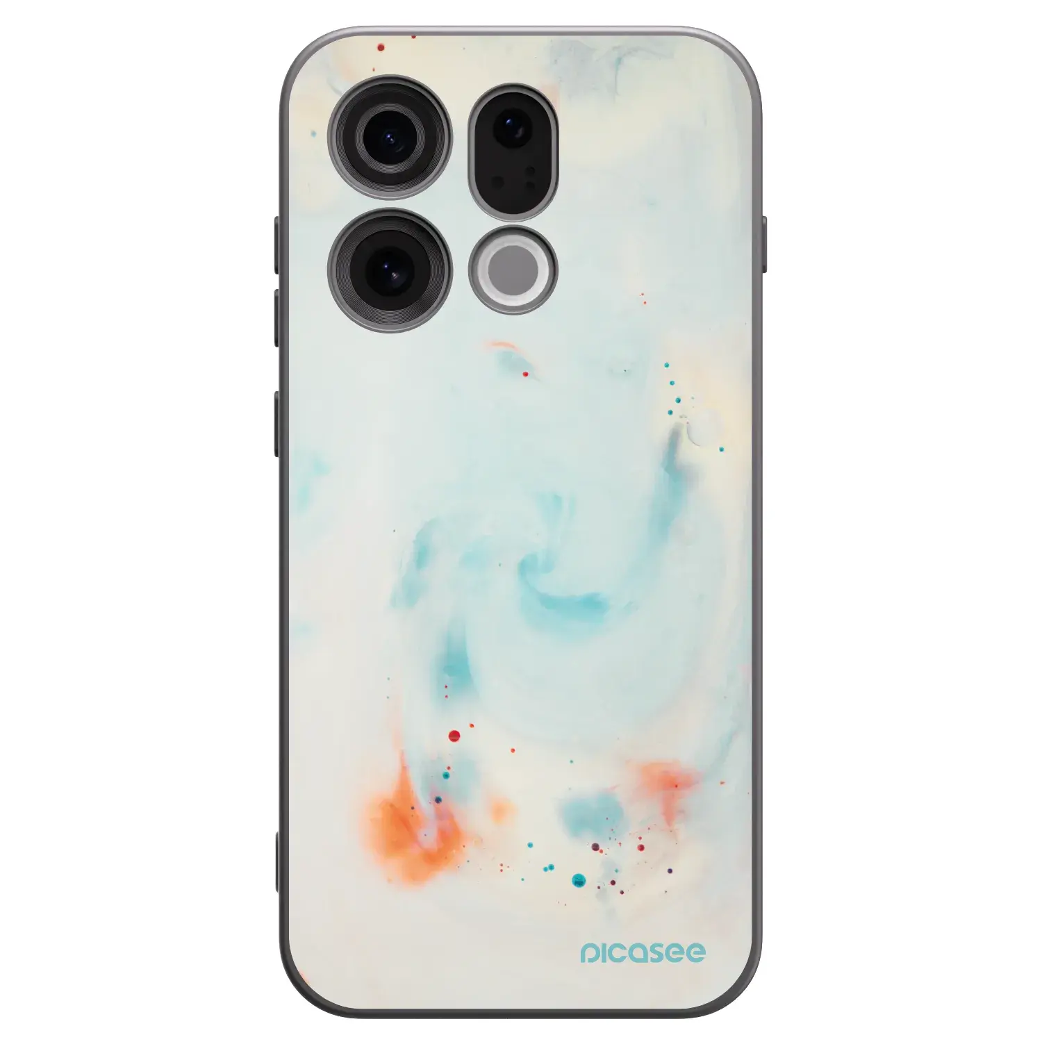Silikonový černý obal pro OPPO Find X9 - Splash