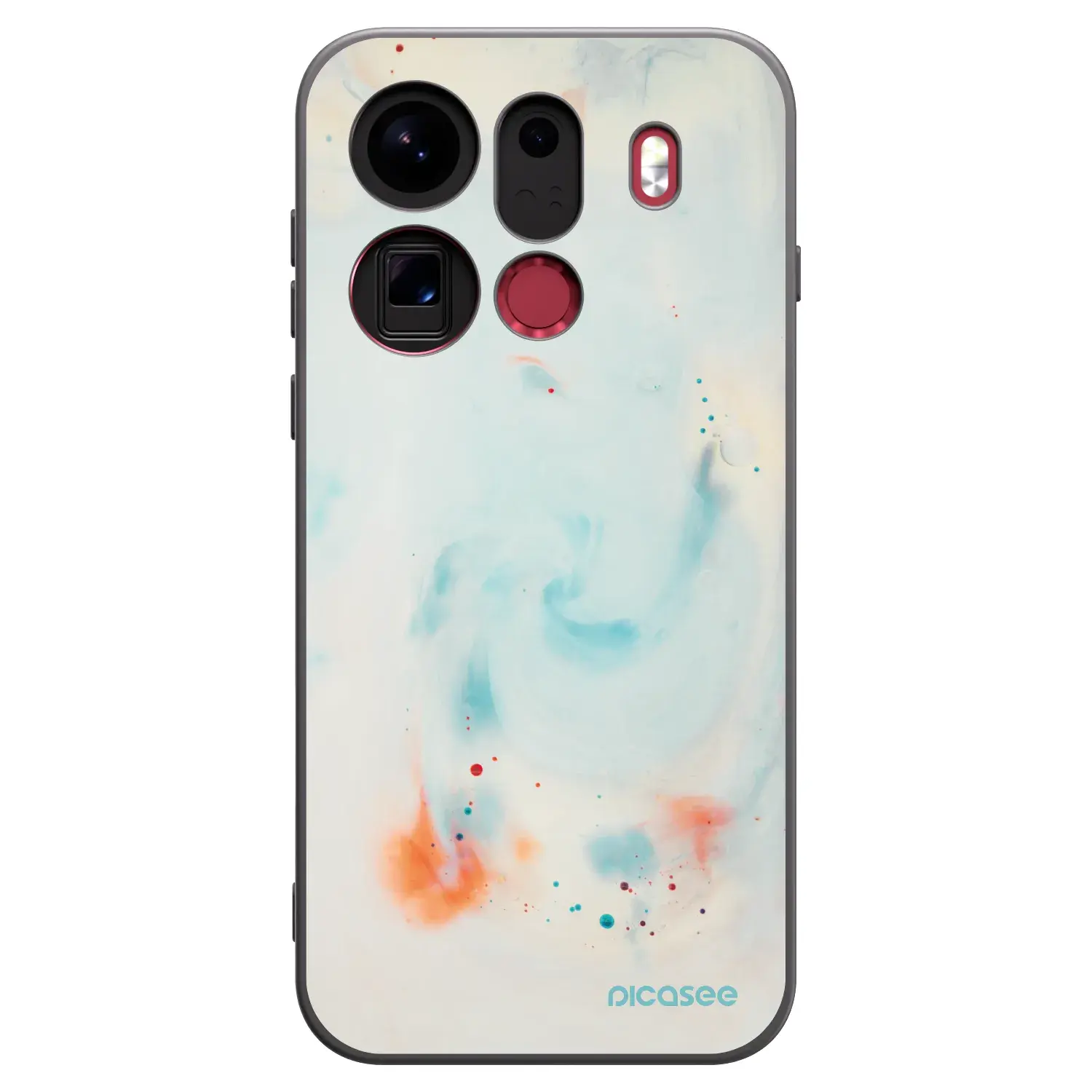 Silikonový černý obal pro OPPO Find X9 Pro - Splash