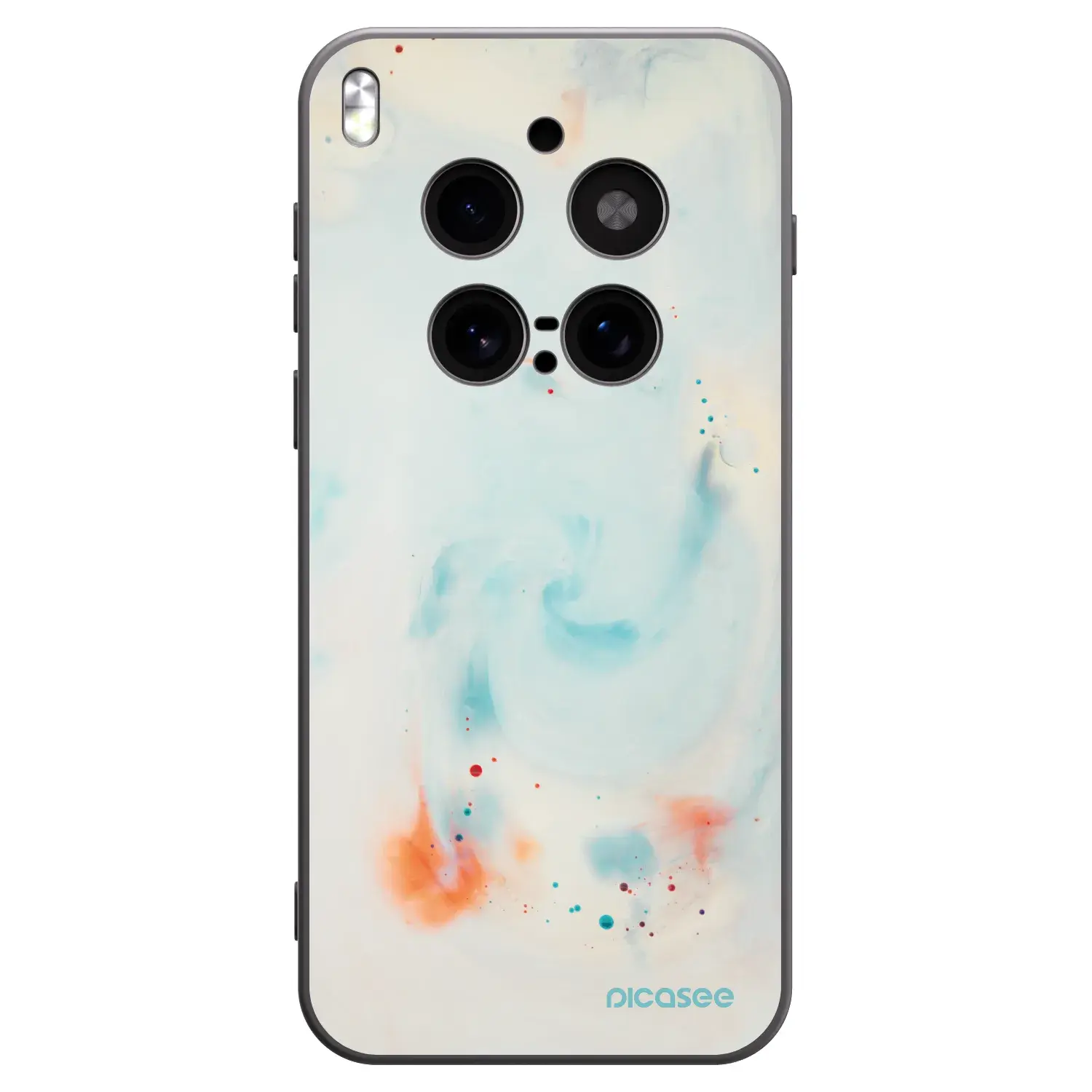 Silikonový černý obal pro Vivo X300 Pro - Splash