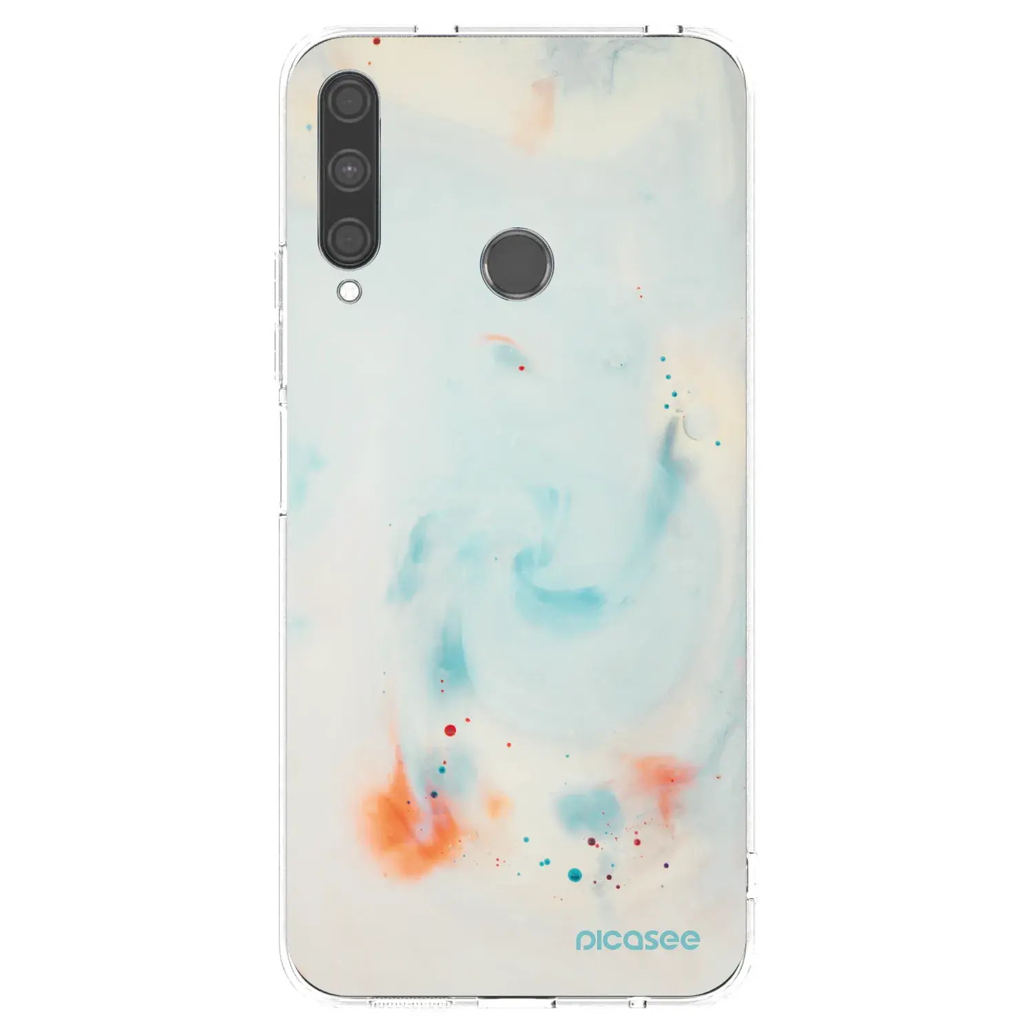 Silikonový průhledný obal pro Huawei P40 Lite E - Splash