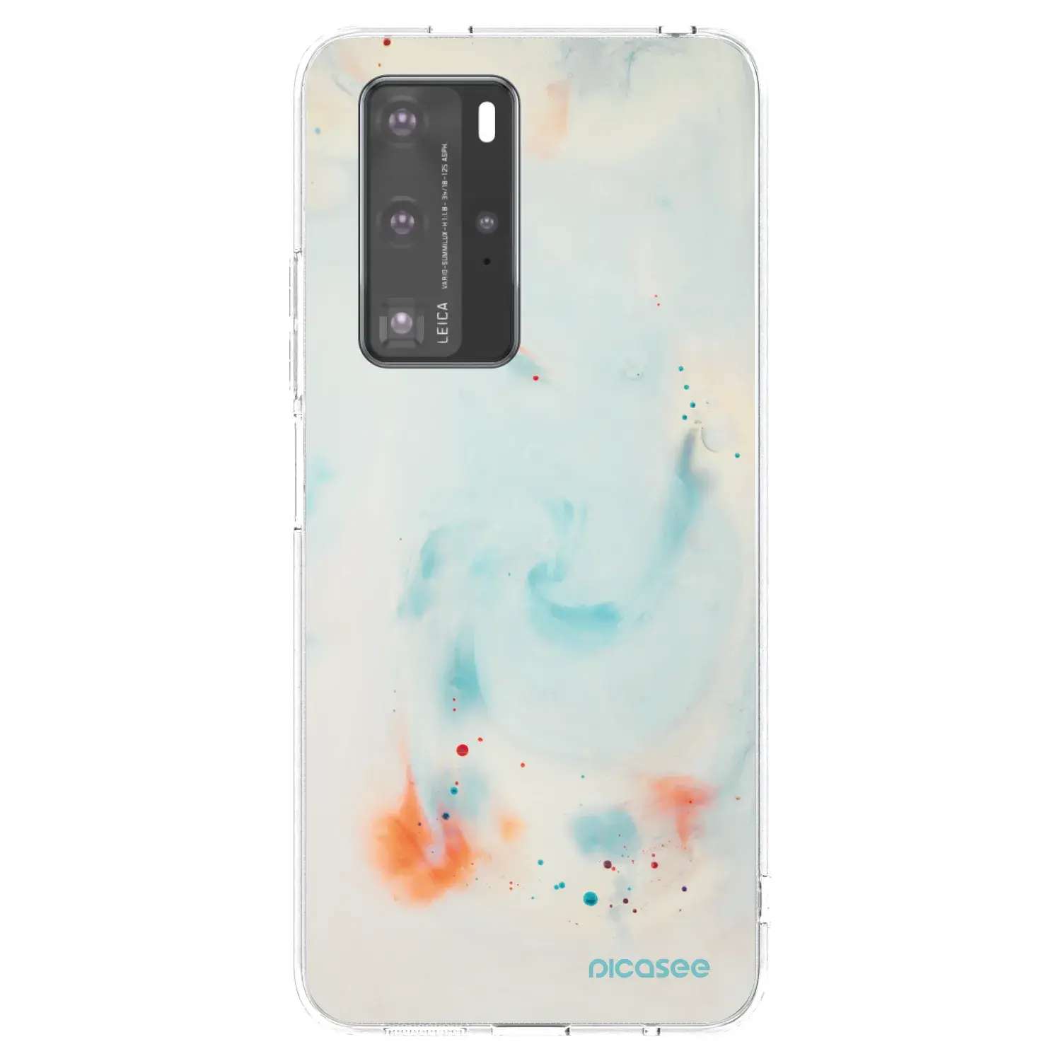 Silikonový průhledný obal pro Huawei P40 Pro - Splash