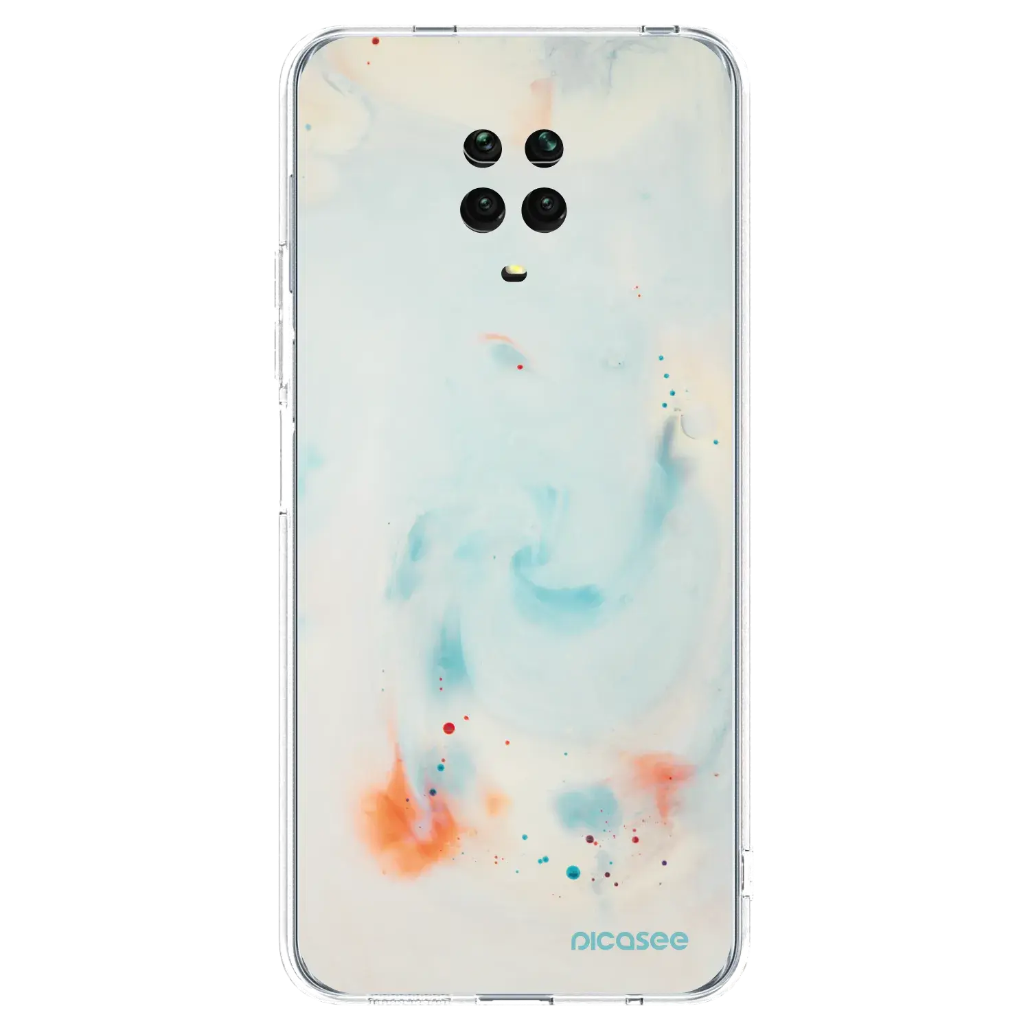 Silikonový průhledný obal pro Xiaomi Redmi Note 9S - Splash