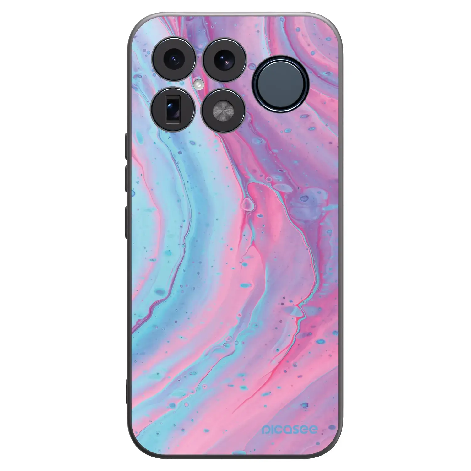 Silikonový černý obal pro Xiaomi Poco F8 Ultra - Pink liquid