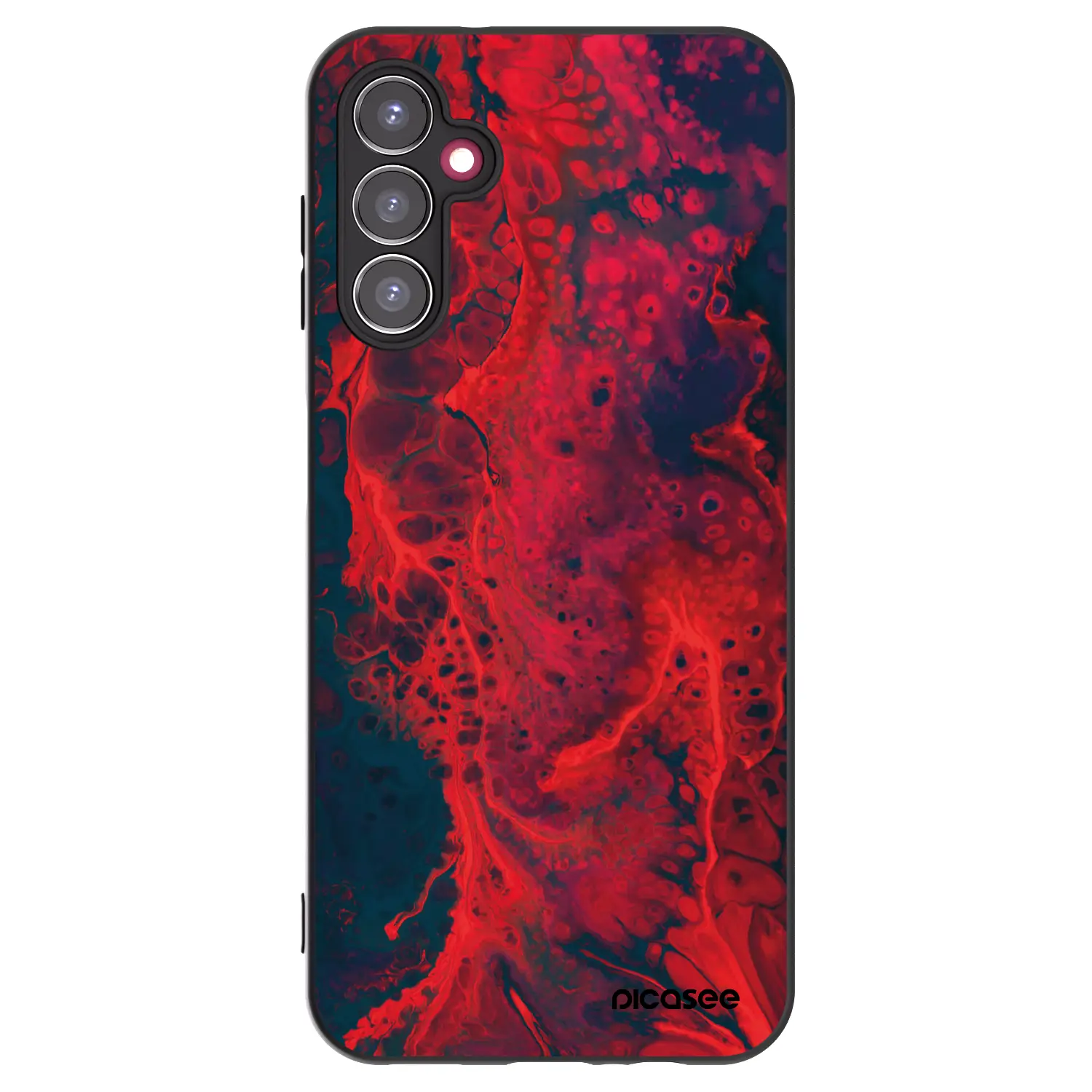Silikonový černý obal pro Samsung Galaxy A14 5G A146P - Organic red