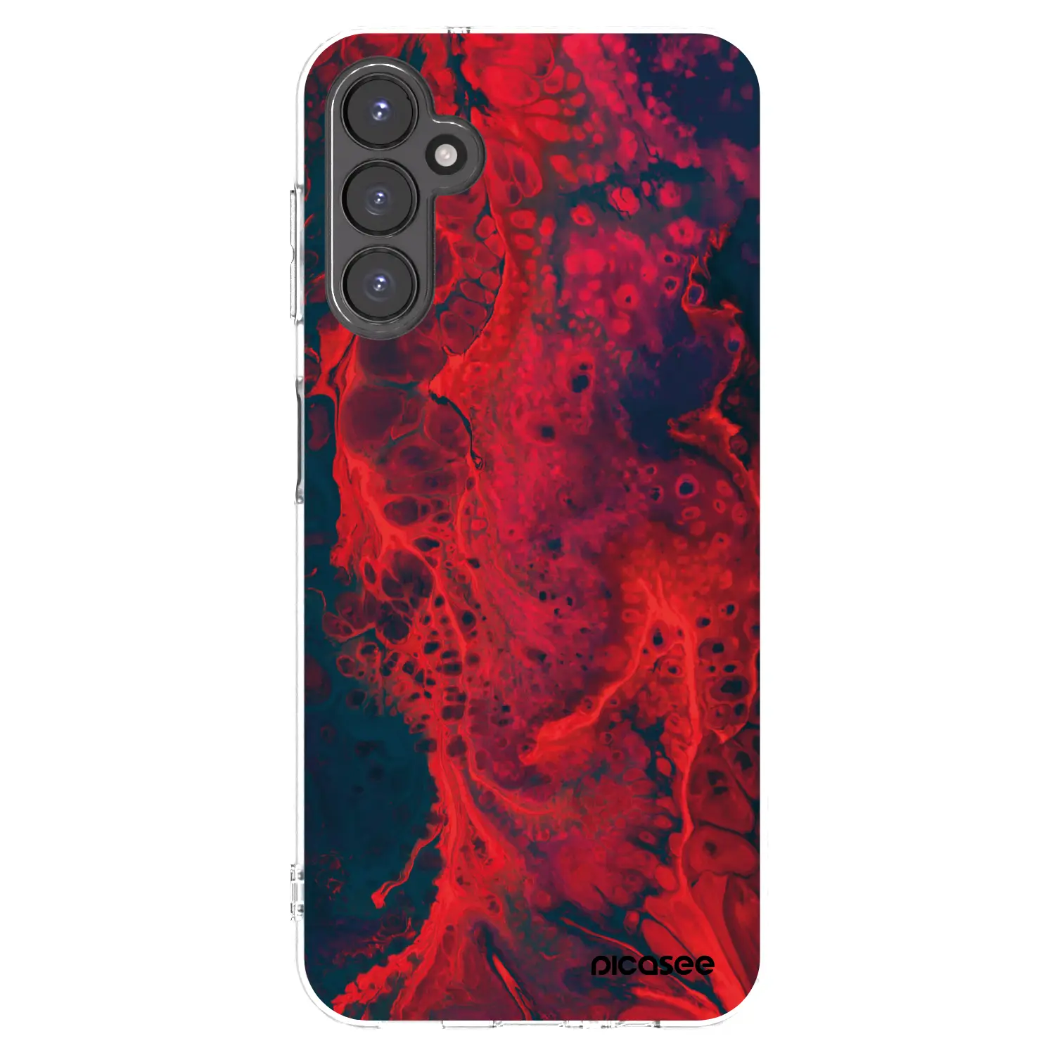 Silikonový průhledný obal pro Samsung Galaxy A14 5G A146P - Organic red