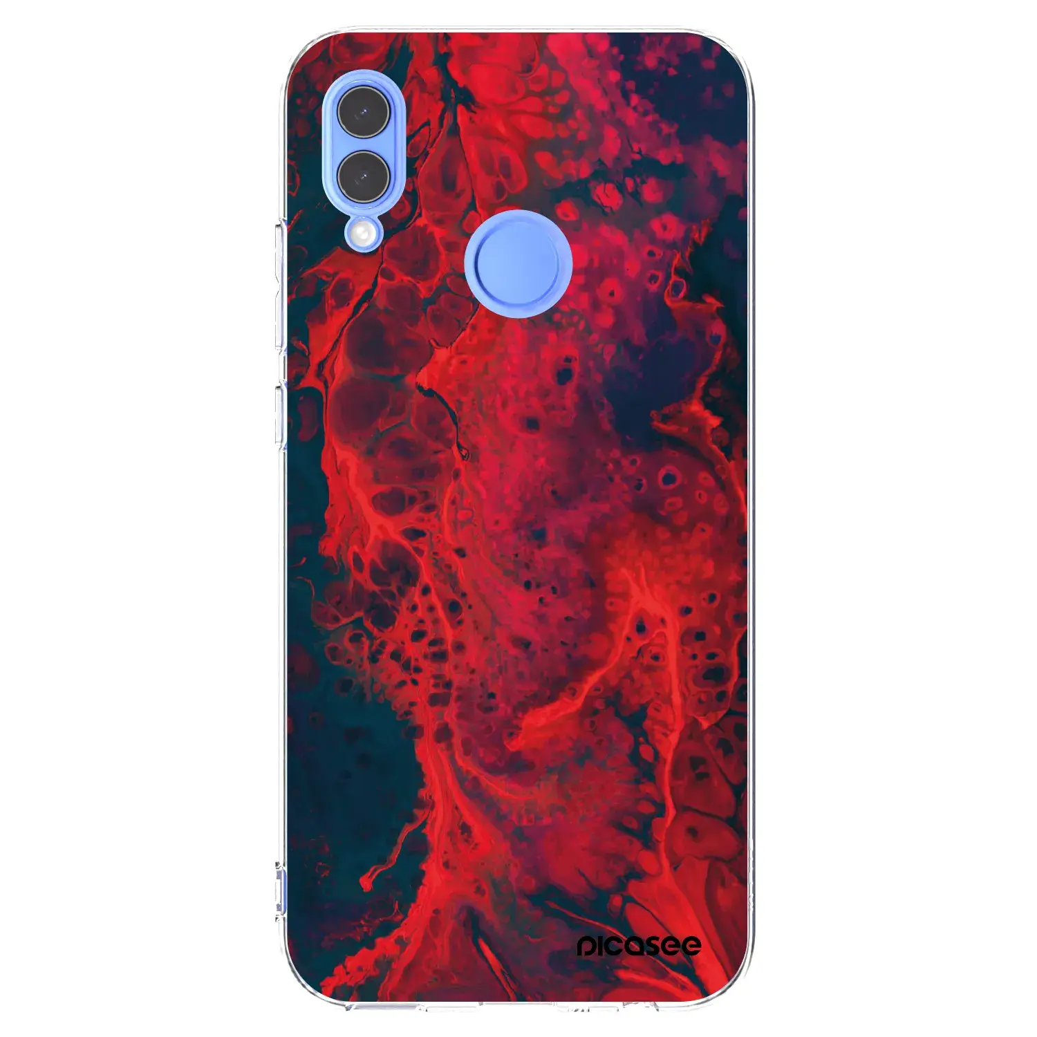 Silikonový průhledný obal pro Honor 10 Lite - Organic red