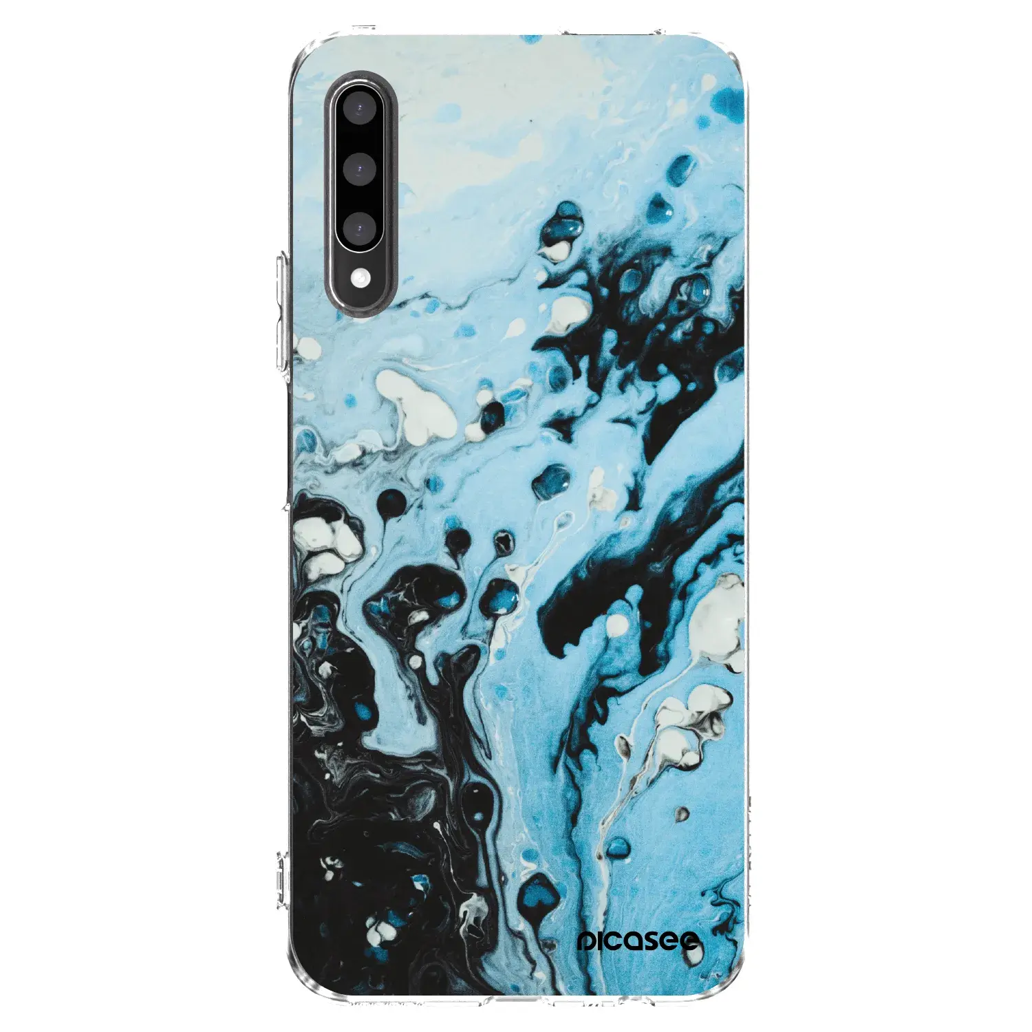 Silikonový průhledný obal pro Honor 9X Pro - Organic blue