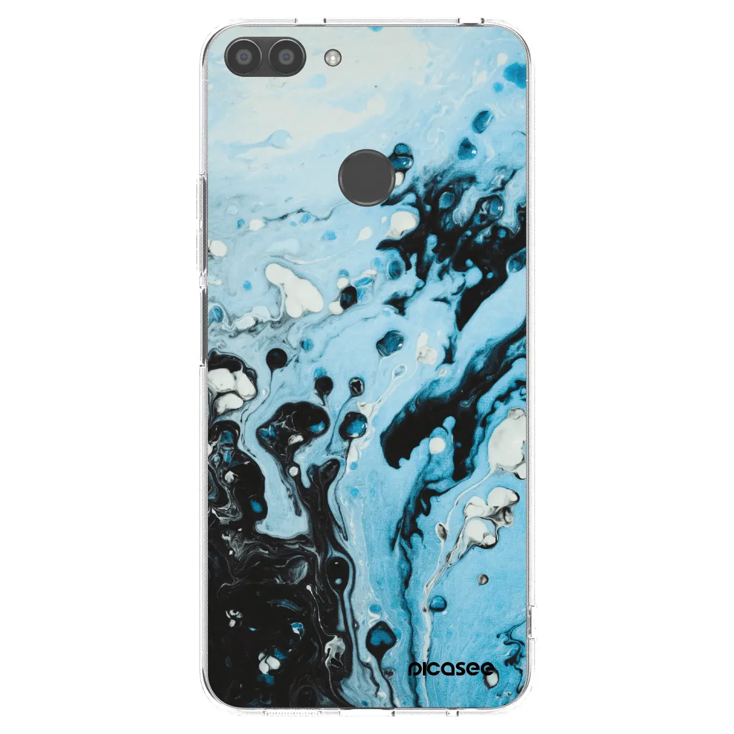 Silikonový průhledný obal pro Huawei P Smart - Organic blue