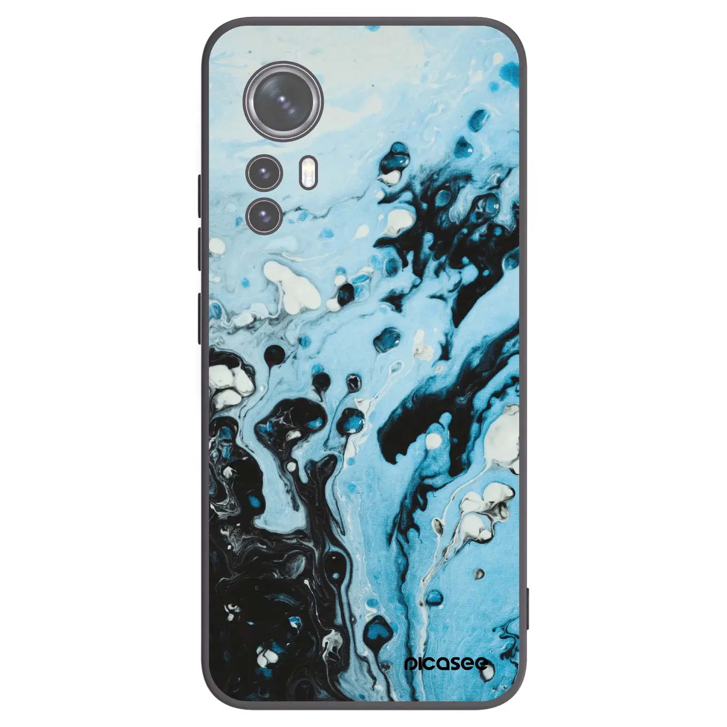 Silikonový černý obal pro Xiaomi 12X - Organic blue