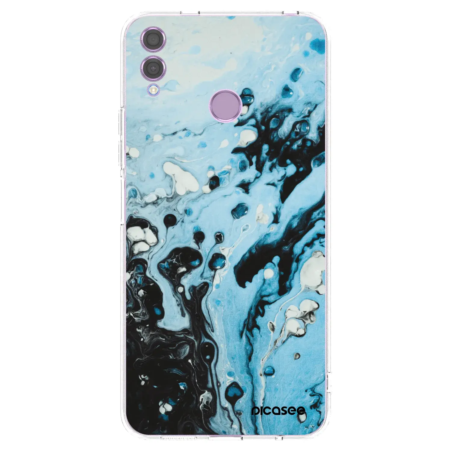 Silikonový průhledný obal pro Honor 8X - Organic blue