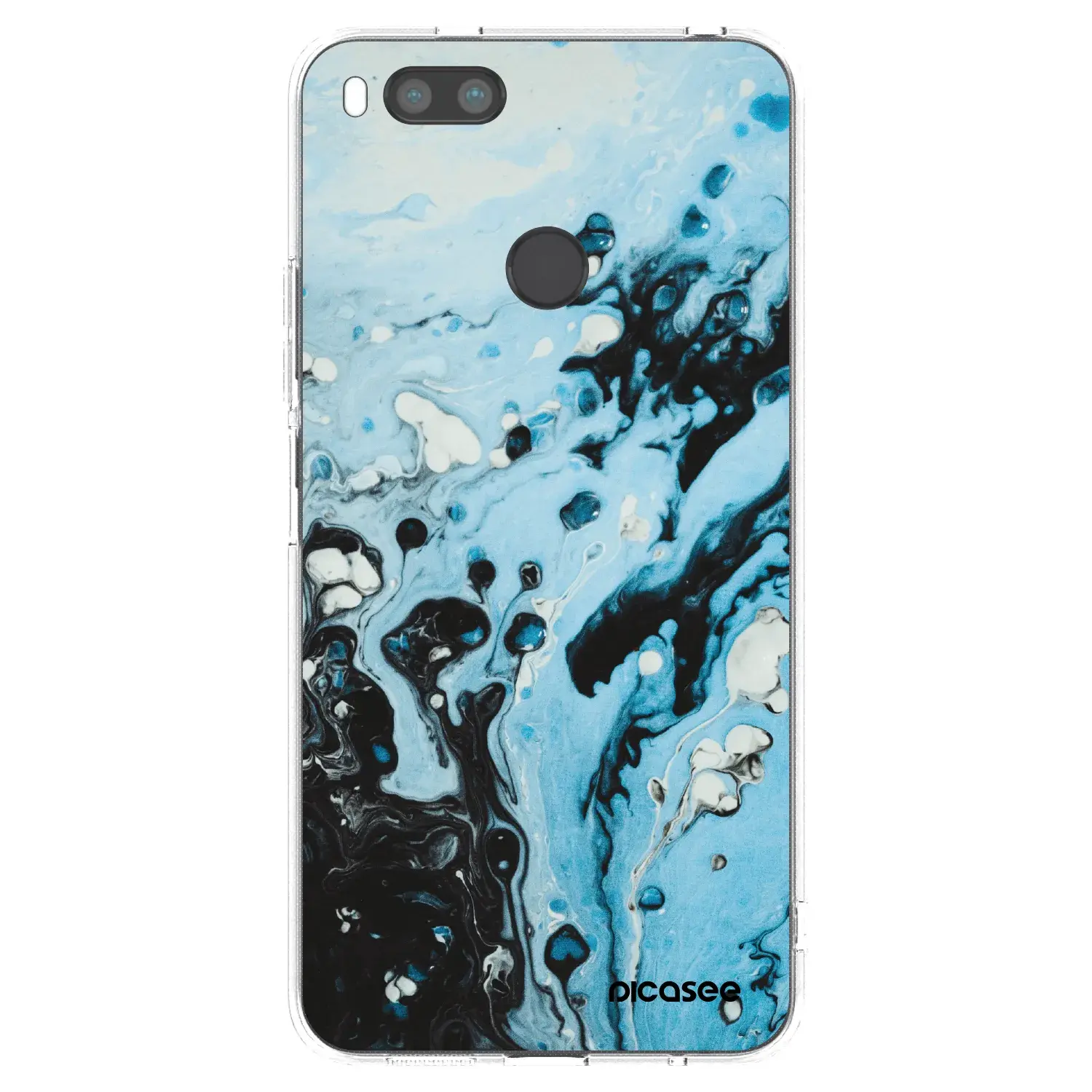 Silikonový průhledný obal pro Xiaomi Mi A1 Global - Organic blue