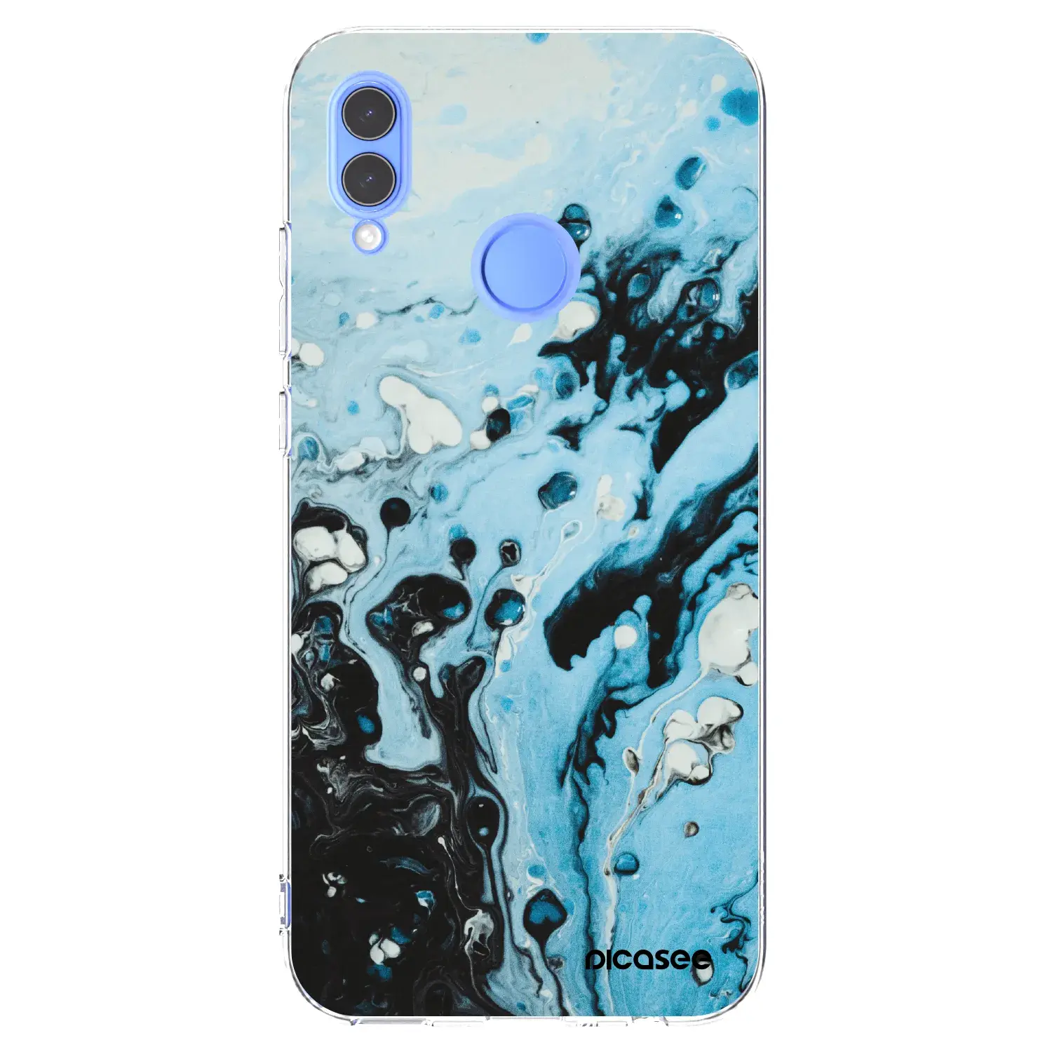 Silikonový průhledný obal pro Honor 10 Lite - Organic blue