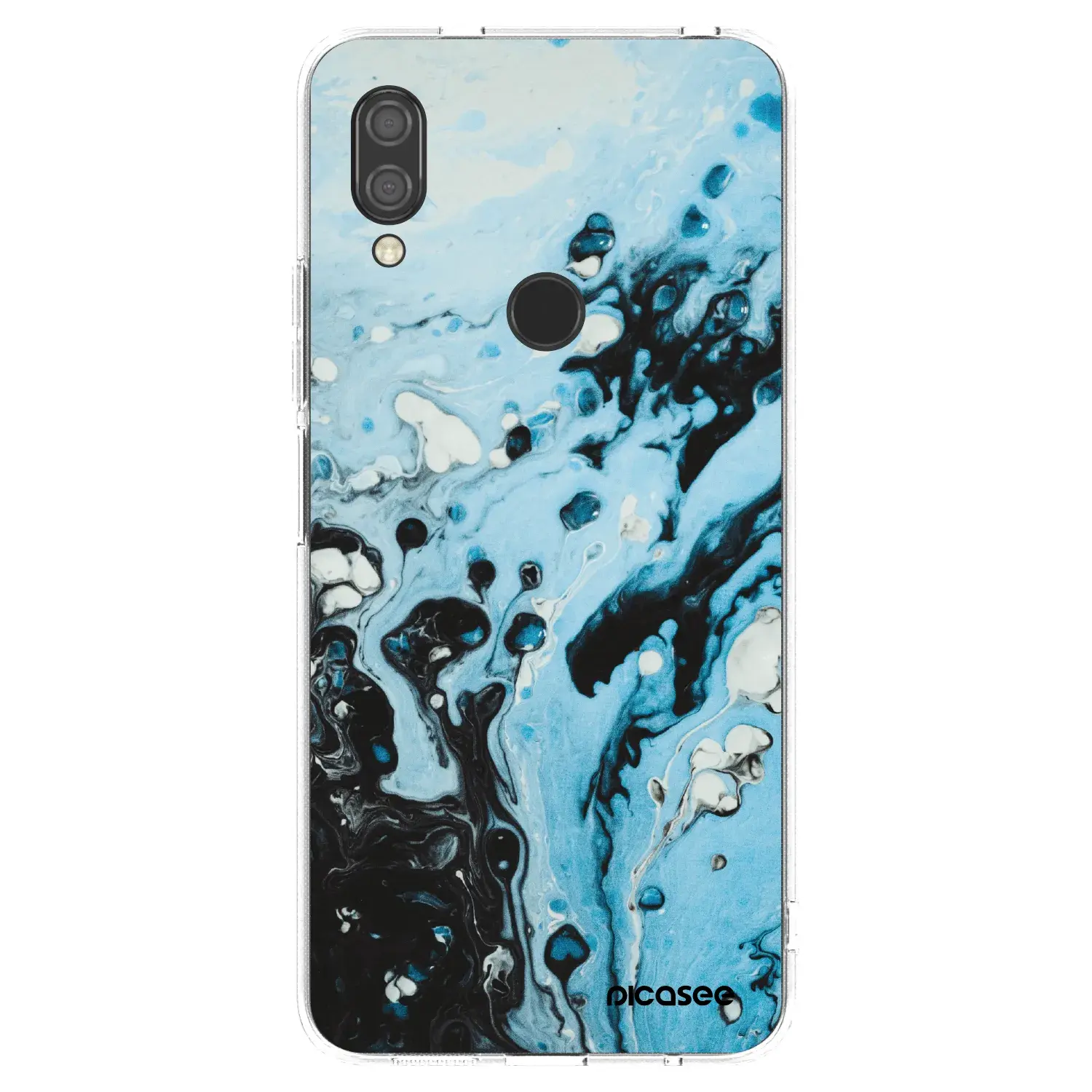 Silikonový průhledný obal pro Xiaomi Redmi 7 - Organic blue