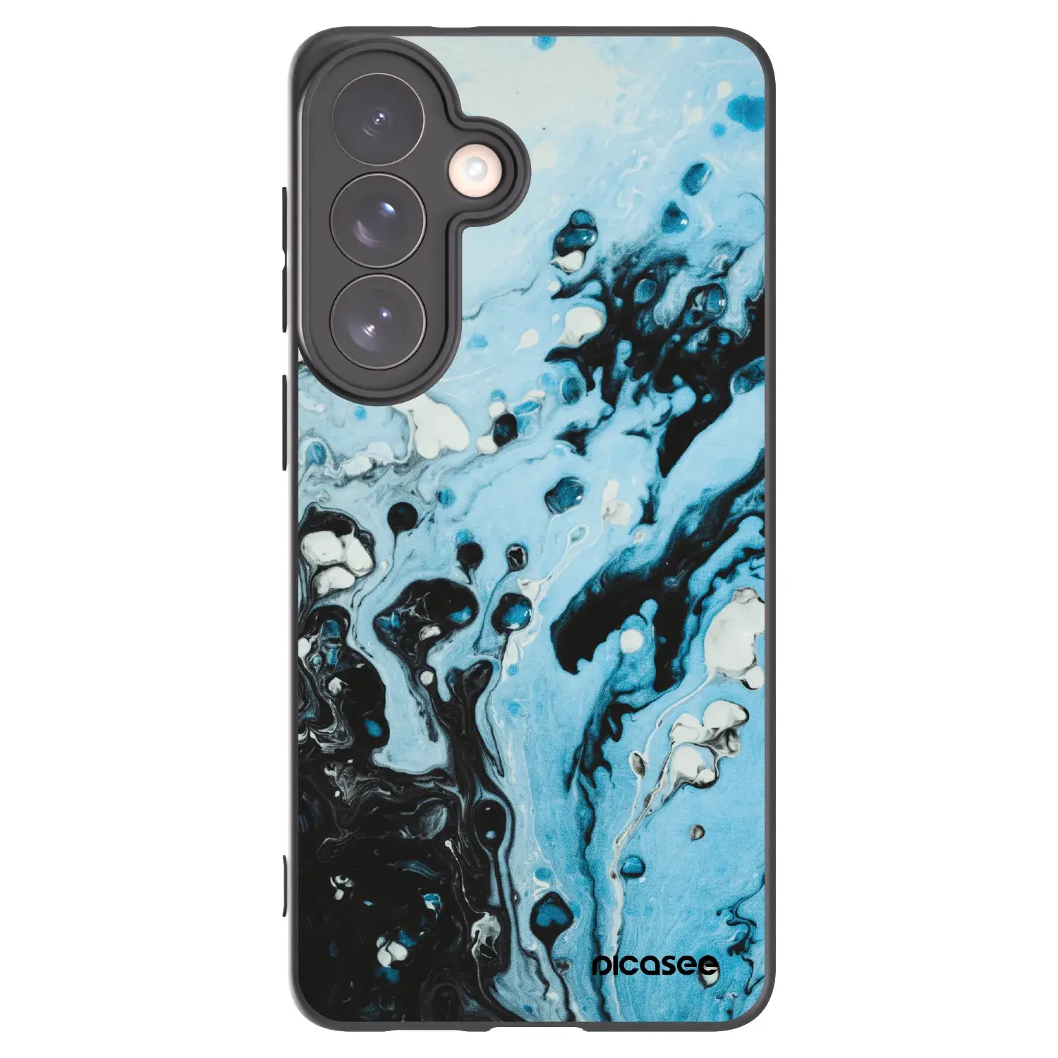 Silikonový černý obal pro Samsung Galaxy S26+ - Organic blue