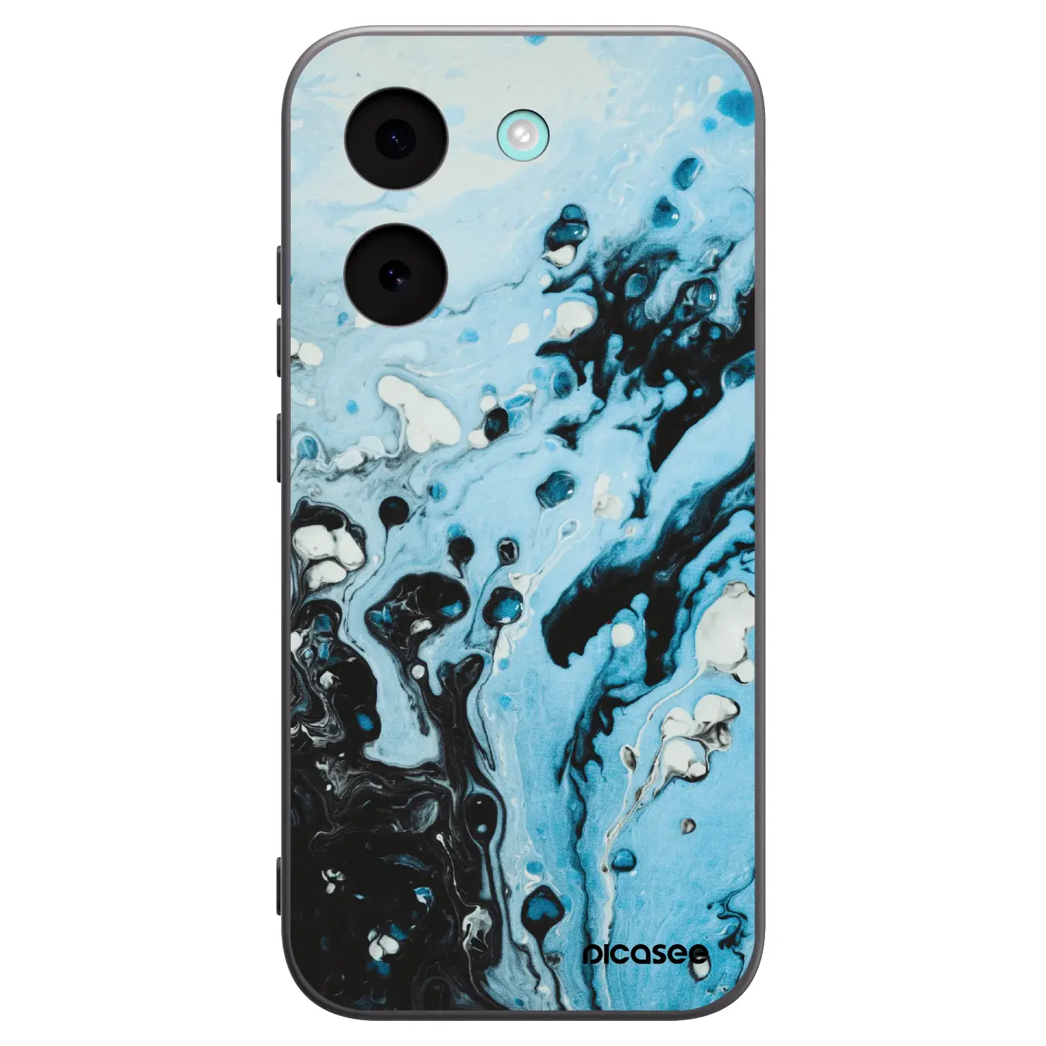 Silikonový černý obal pro Xiaomi Poco X8 Pro - Organic blue