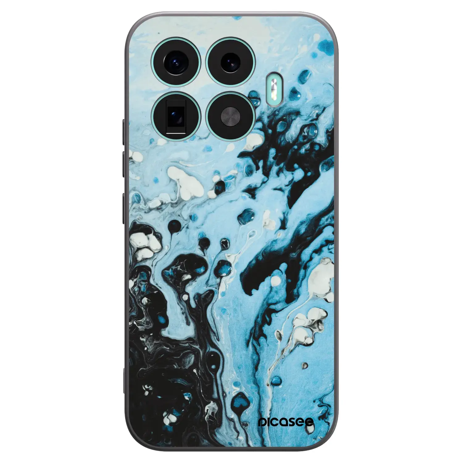 Silikonový černý obal pro Xiaomi 17T - Organic blue