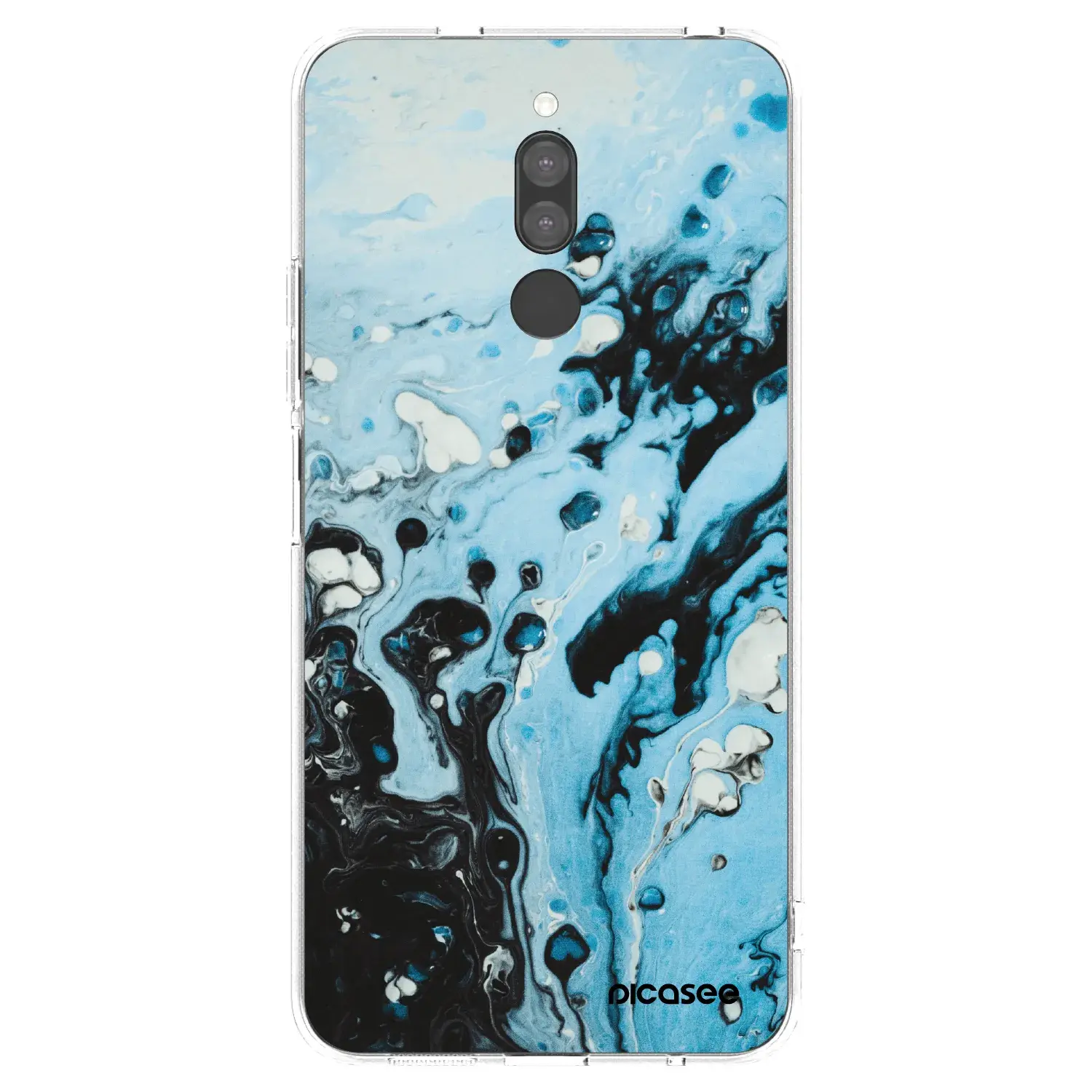 Silikonový průhledný obal pro Xiaomi Redmi 8 - Organic blue