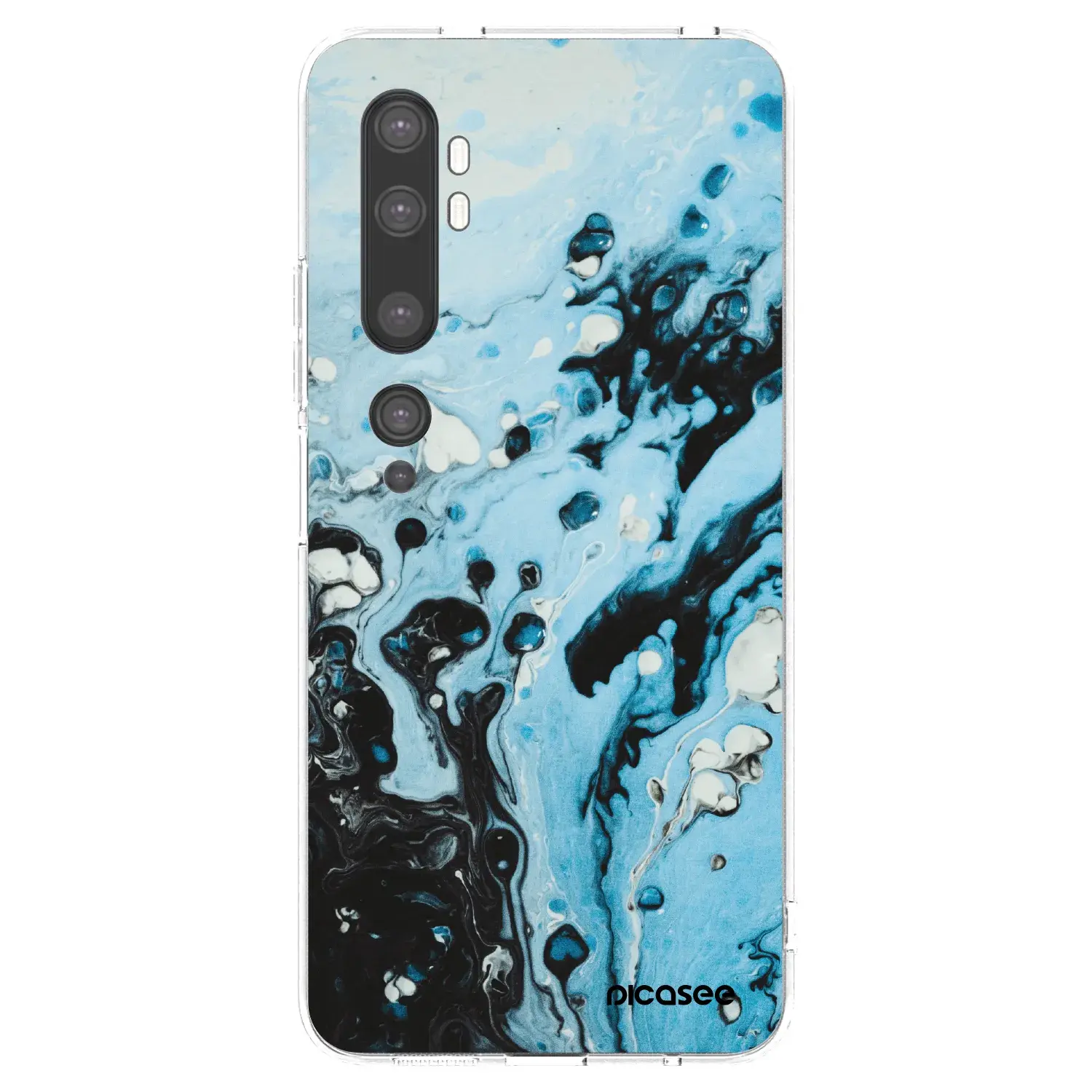 Silikonový průhledný obal pro Xiaomi Mi Note 10 (Pro) - Organic blue