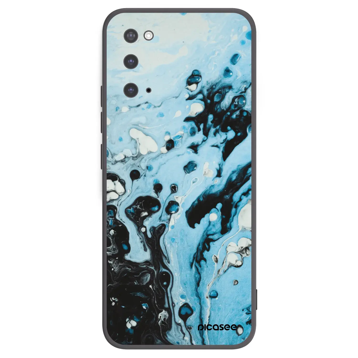 Silikonový černý obal pro Samsung Galaxy S20 G980F - Organic blue