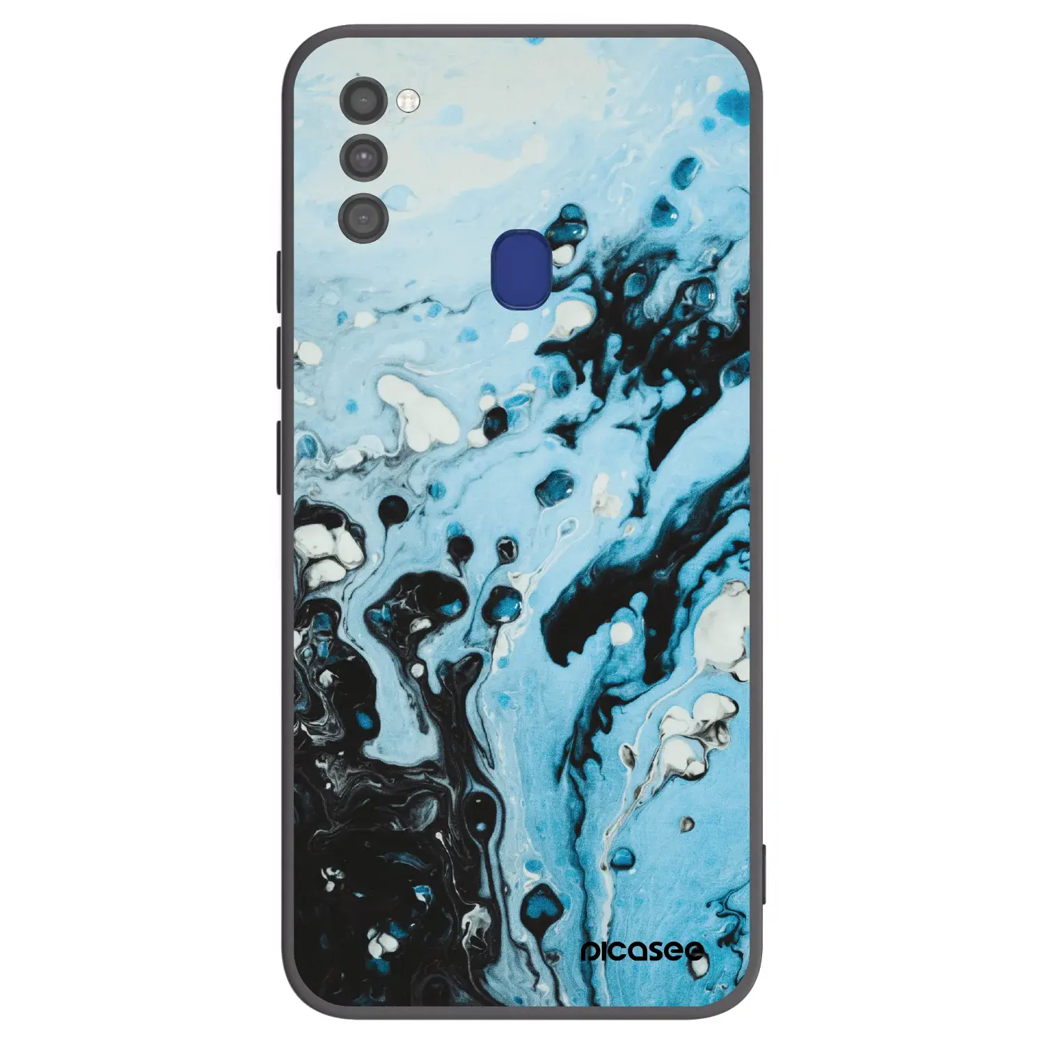 Silikonový černý obal pro Samsung Galaxy M21 M215F - Organic blue