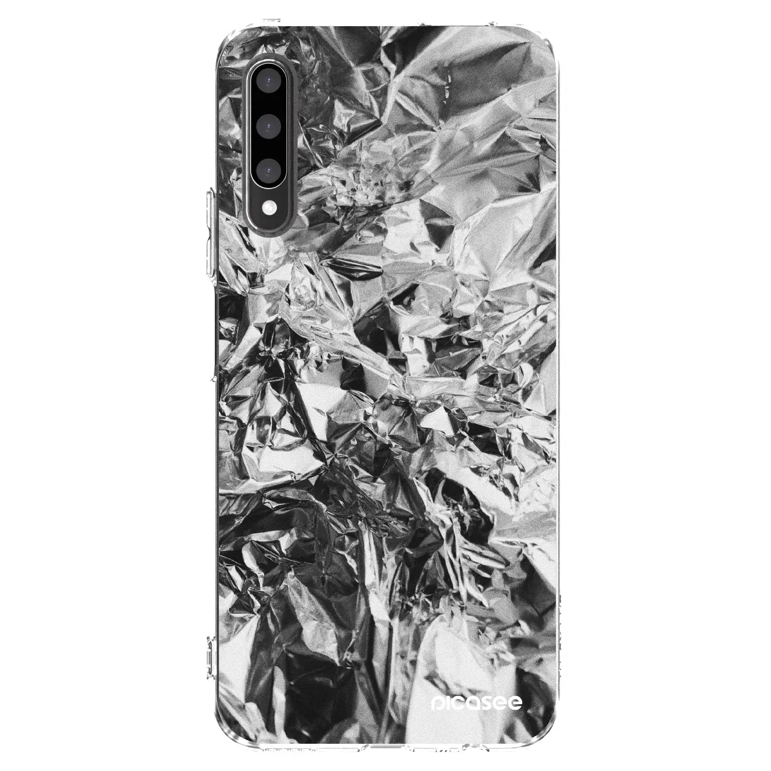 Silikonový průhledný obal pro Honor 9X Pro - Chrome