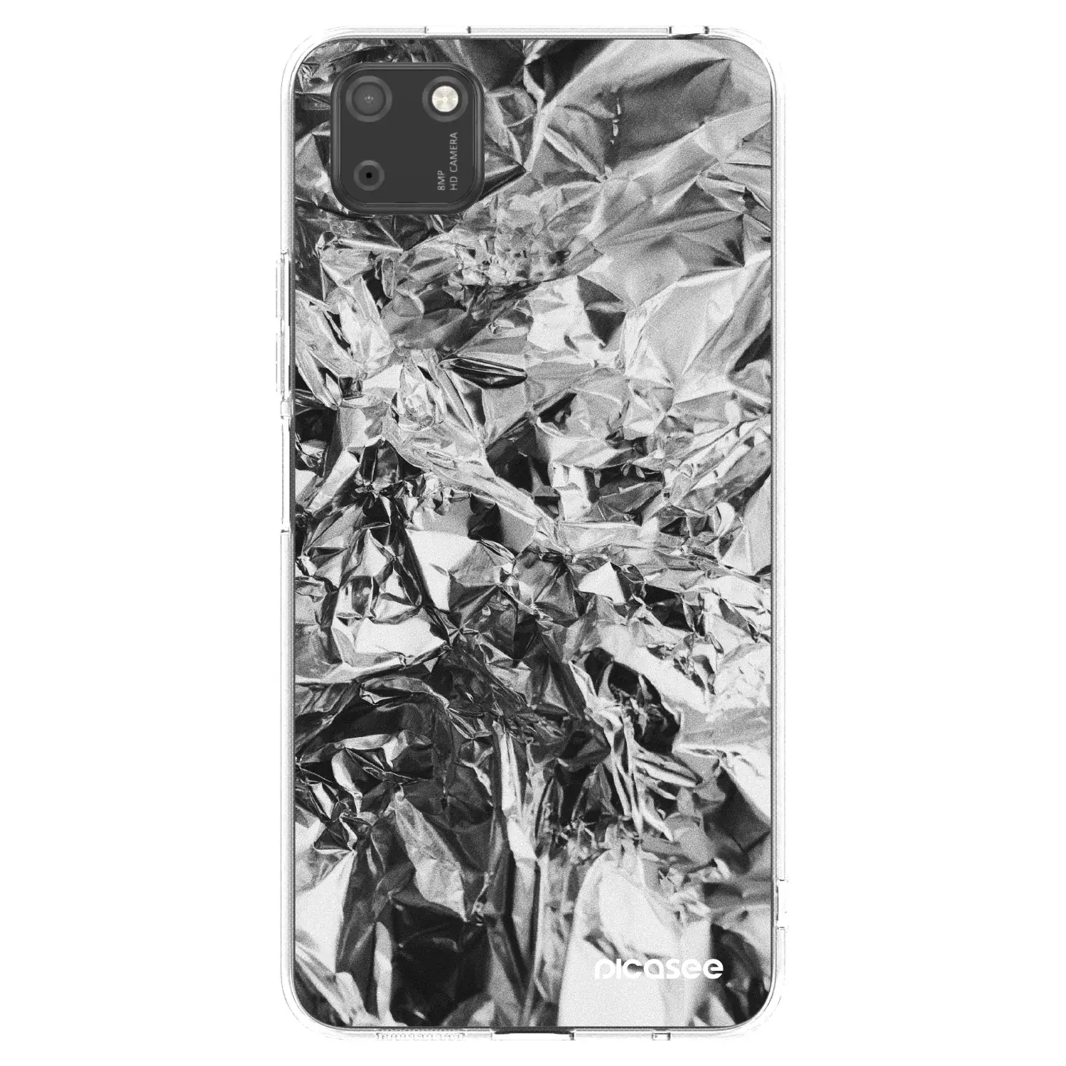 Silikonový průhledný obal pro Huawei Y5P - Chrome