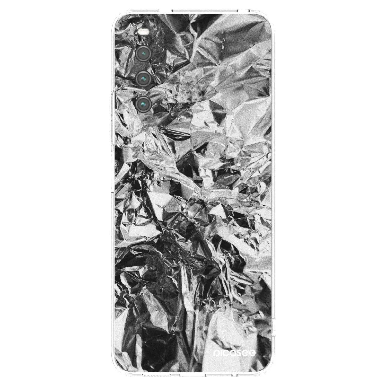 Silikonový průhledný obal pro Sony Xperia 10 IV 5G - Chrome