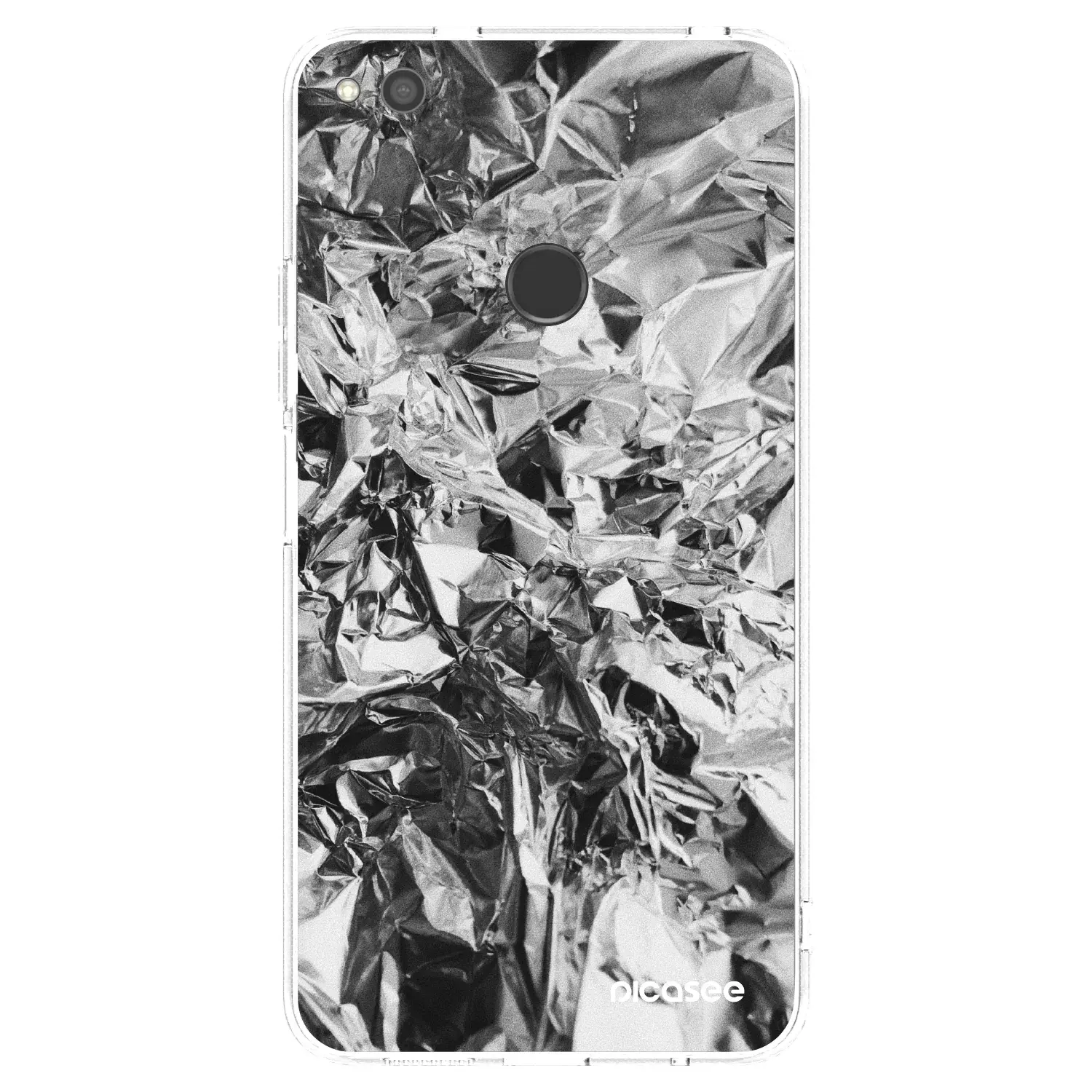 Silikonový průhledný obal pro Huawei P9 Lite 2017 - Chrome