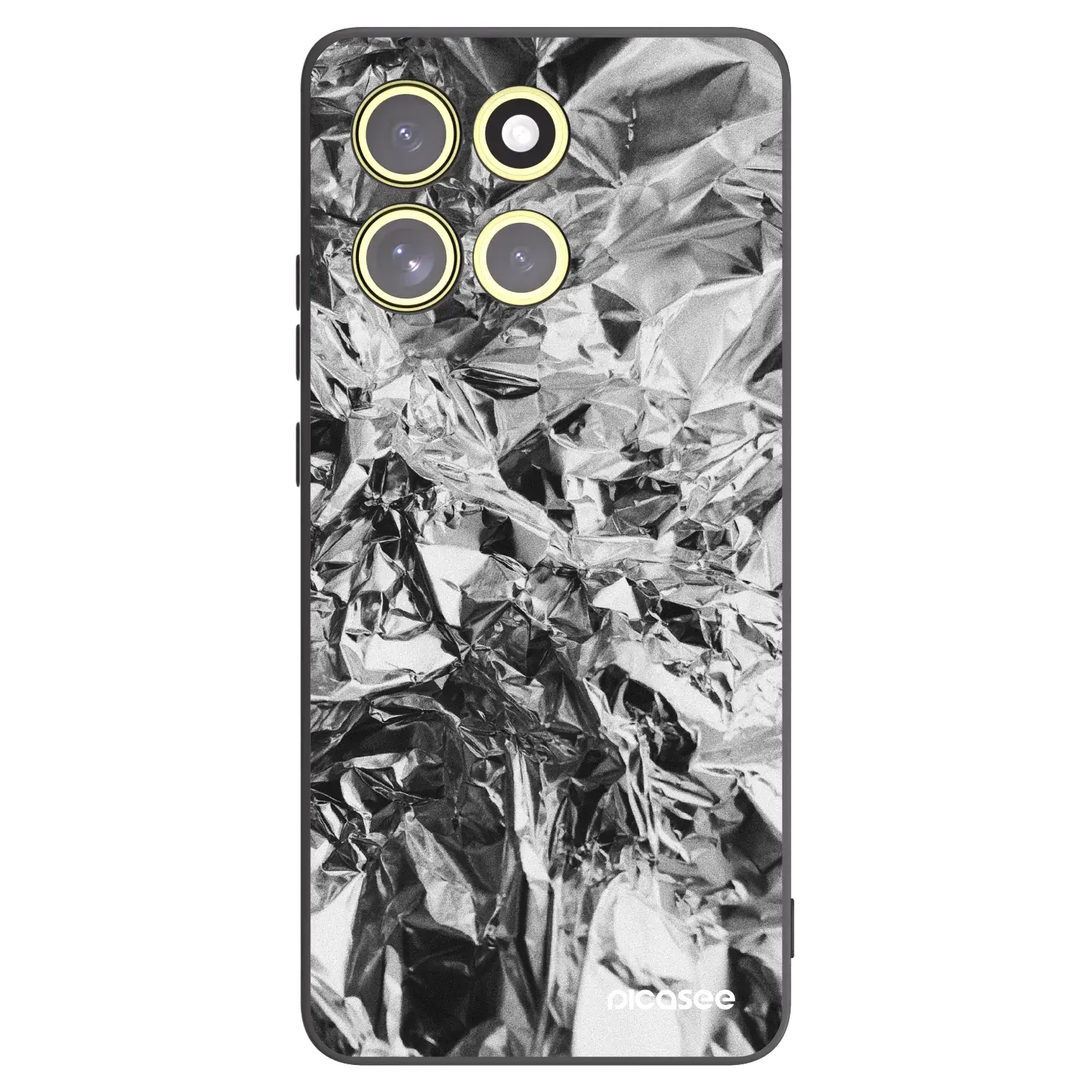 Silikonový černý obal pro Motorola Moto G86 Power 5G - Chrome