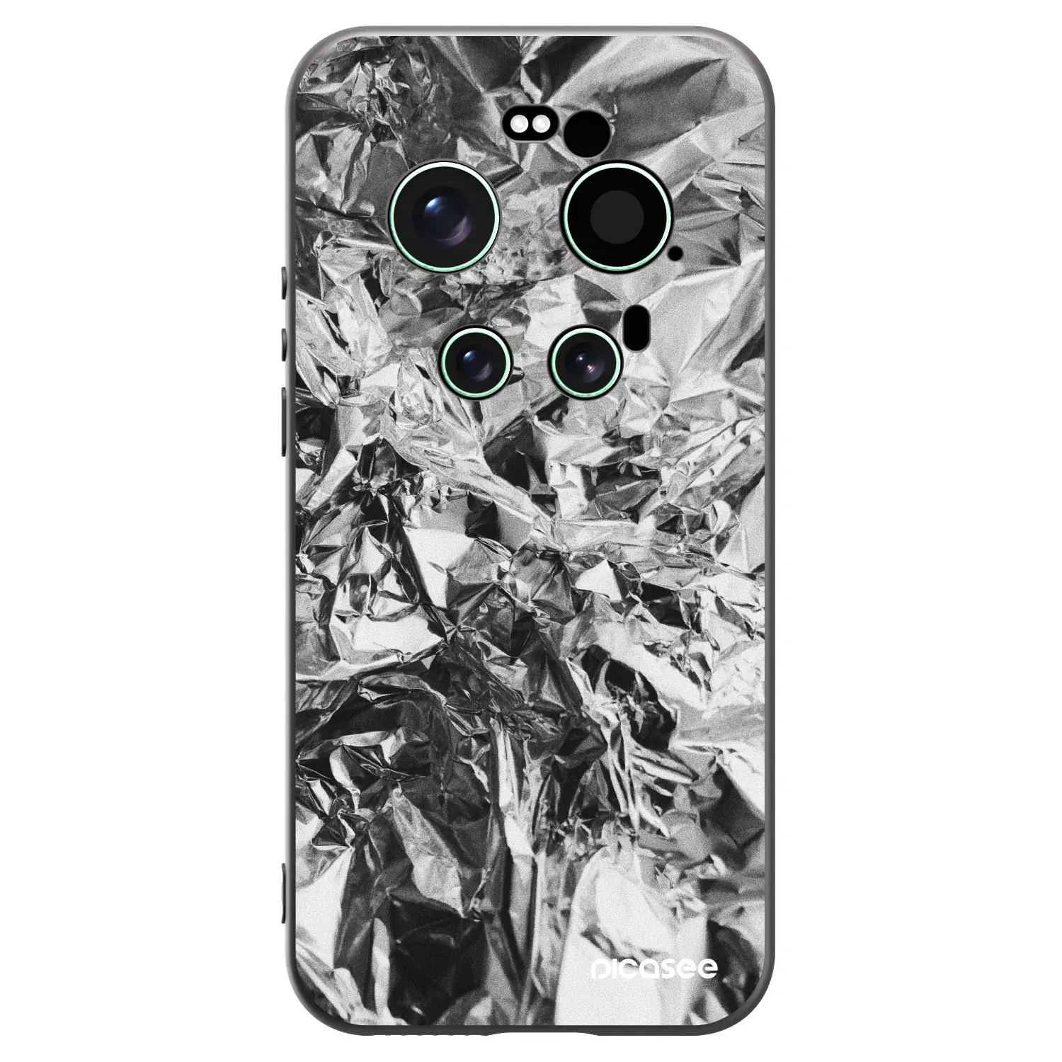 Silikonový černý obal pro Xiaomi 17 Ultra - Chrome