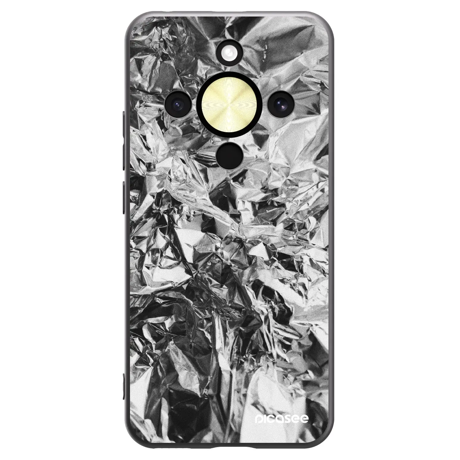 Silikonový černý obal pro Honor Magic8 Lite 5G - Chrome