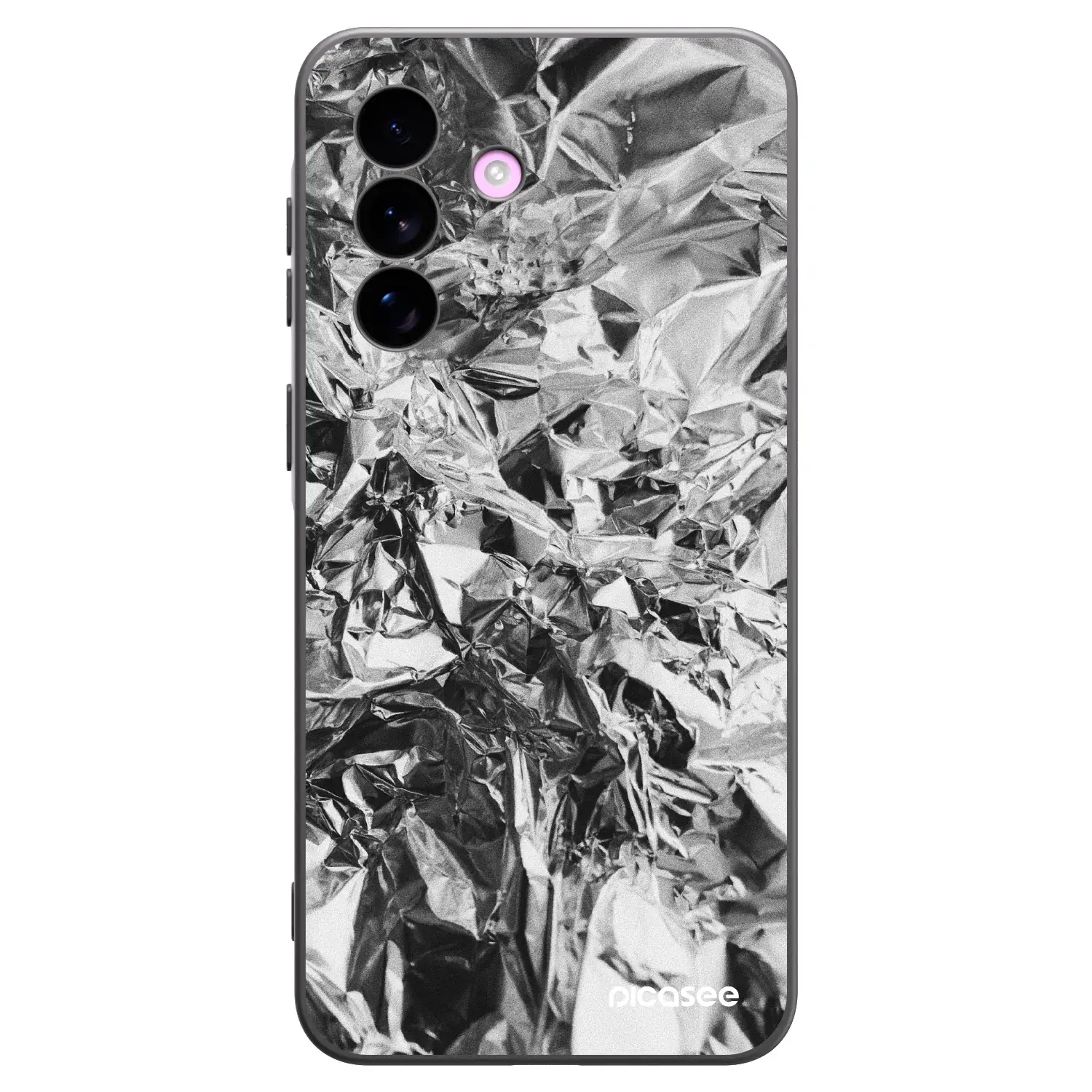 Silikonový černý obal pro Samsung Galaxy A57 5G - Chrome