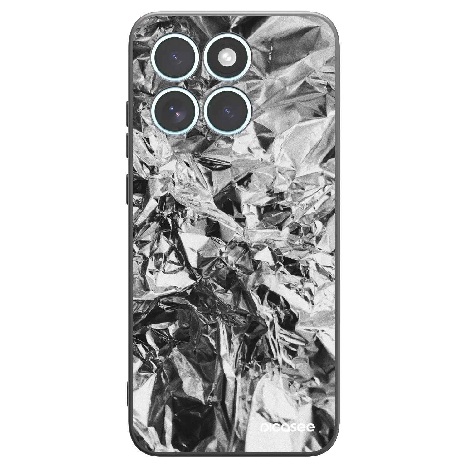 Silikonový černý obal pro Motorola Edge 70 Fusion - Chrome