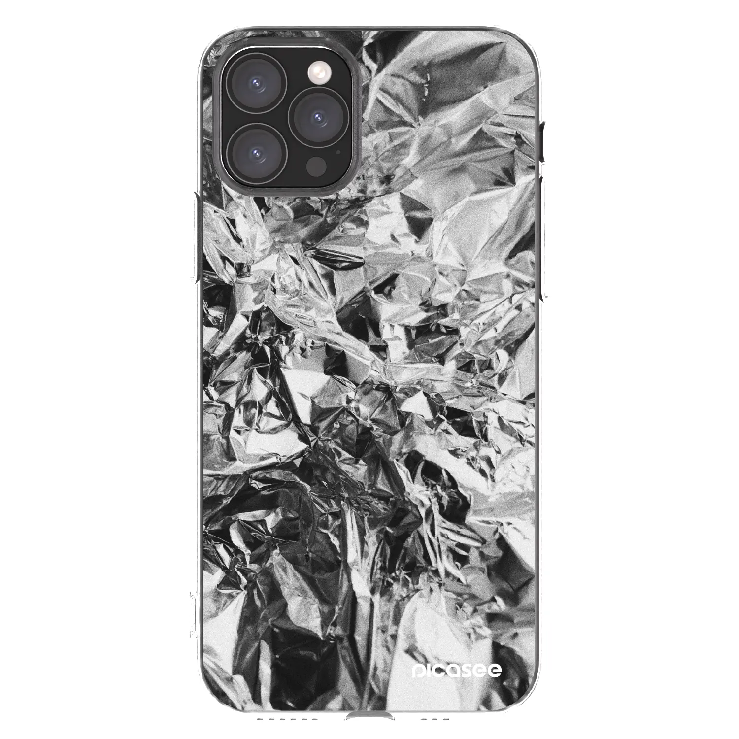 Silikonový průhledný obal pro Apple iPhone 11 Pro - Chrome