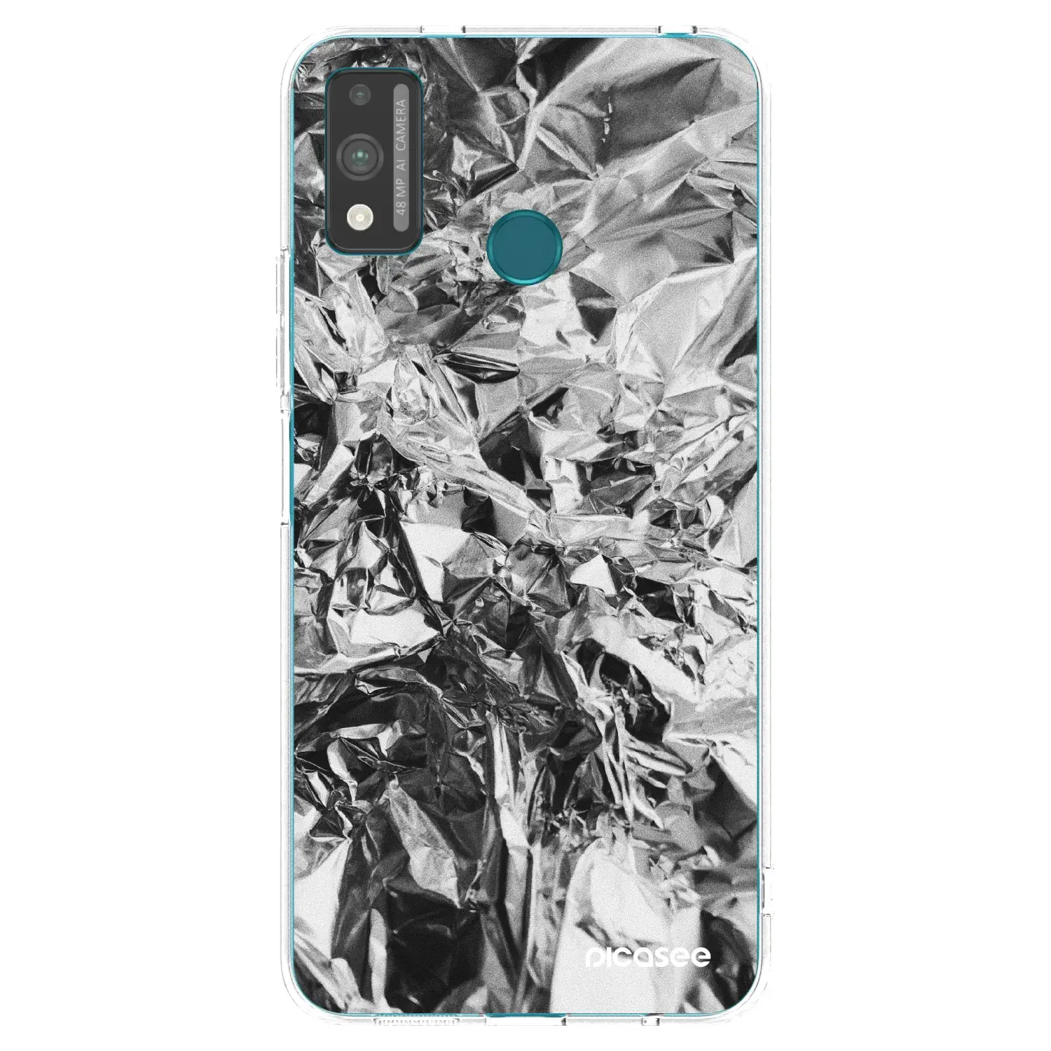 Silikonový průhledný obal pro Honor 9X Lite - Chrome