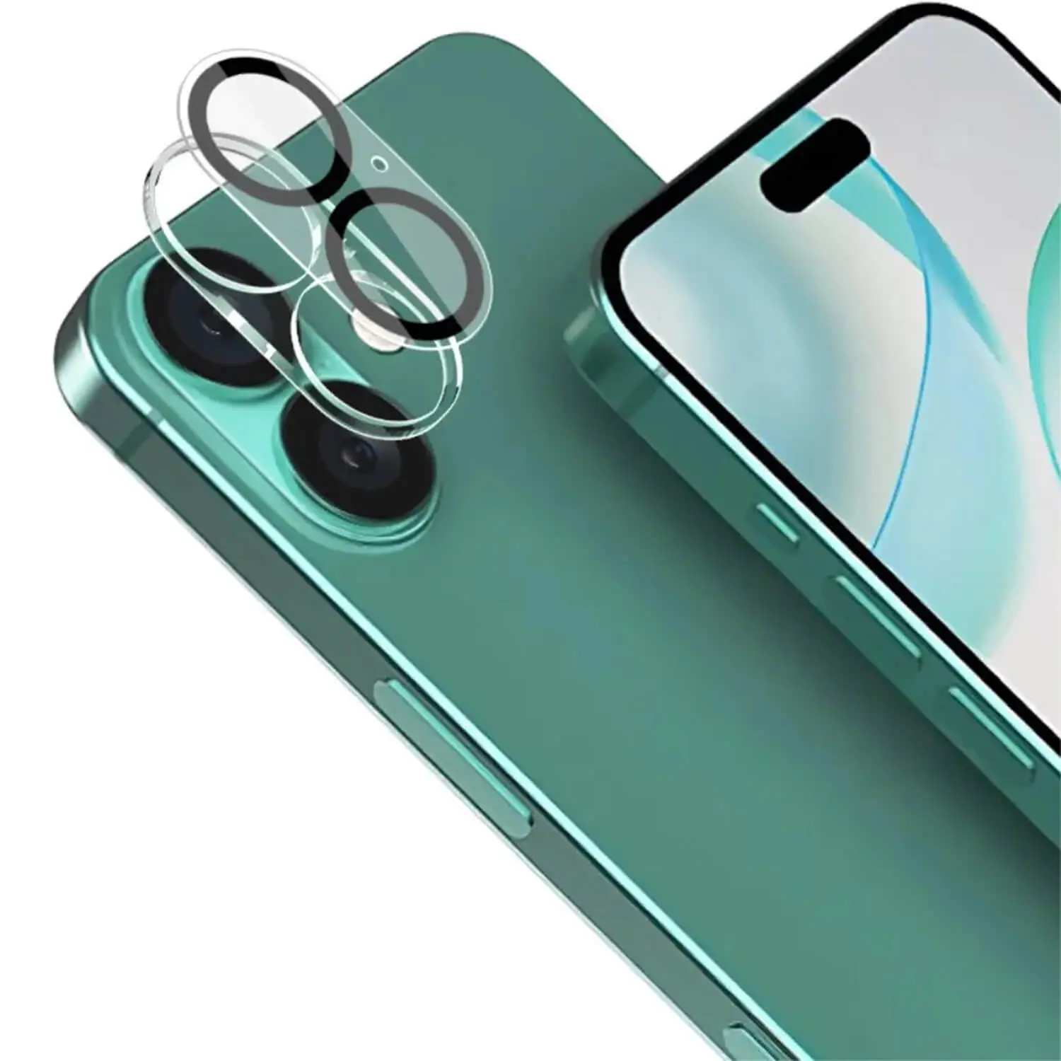 3x ochranné sklo na čočku fotoaparátu a kamery pro Apple iPhone 16 Plus 2+1 zdarma
