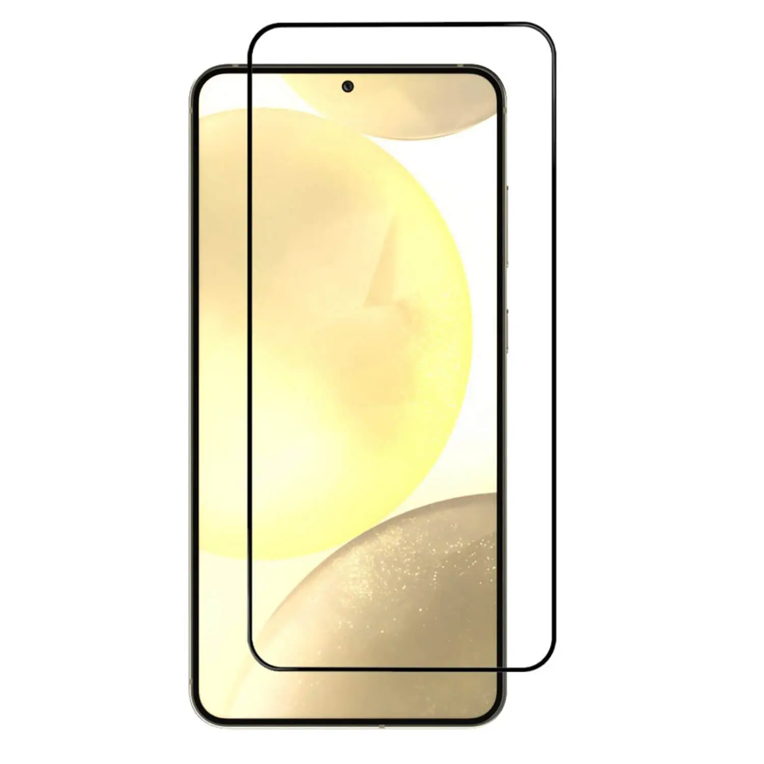 3x 3D tvrzené sklo s rámečkem pro Samsung Galaxy S24 FE S721B - černé - 2+1 zdarma