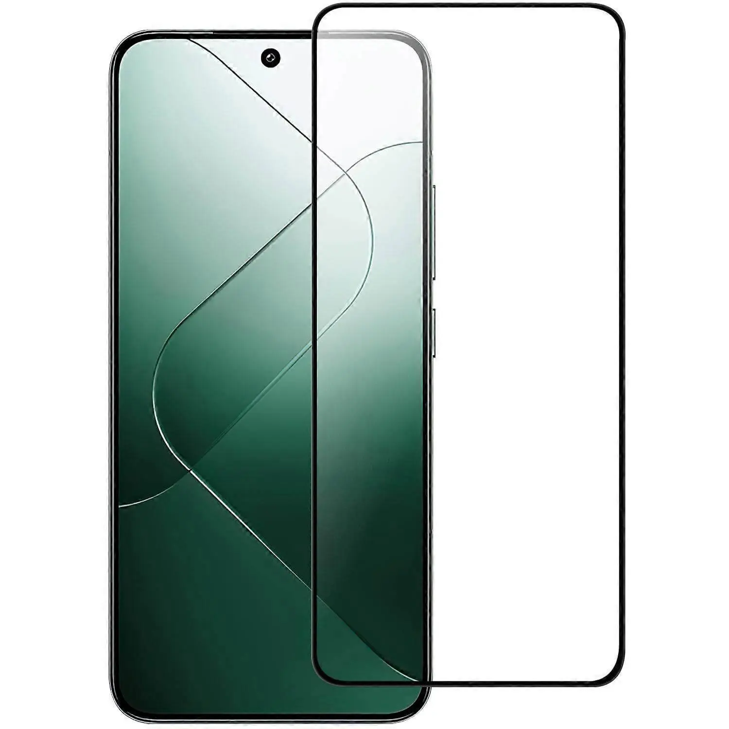 3D ochranné tvrzené sklo s rámečkem pro Xiaomi 14T Pro - černé