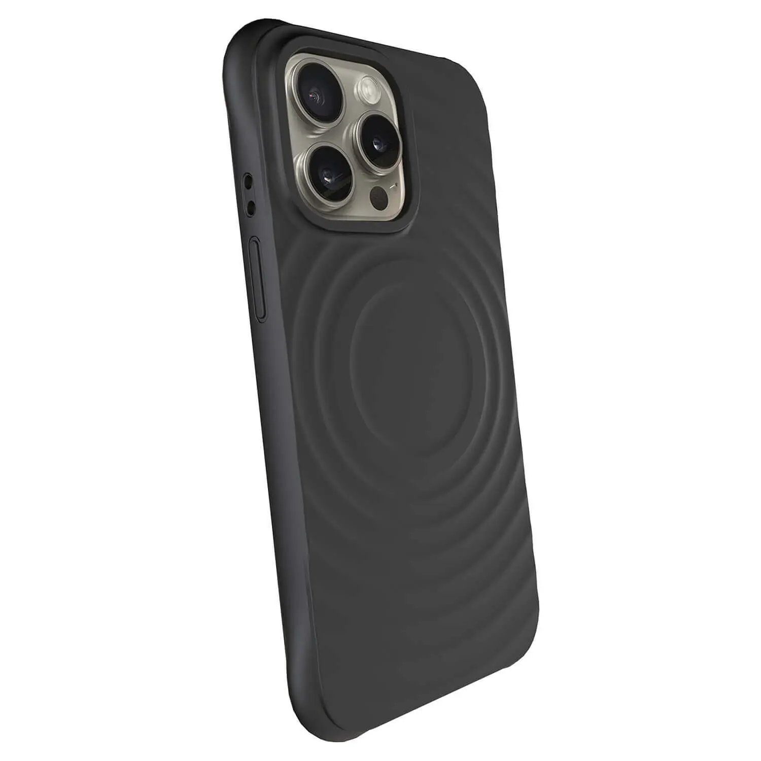 Shock-proof case MagSafe na Apple iPhone 16 Pro Max - Vlastní gravírování - Černá