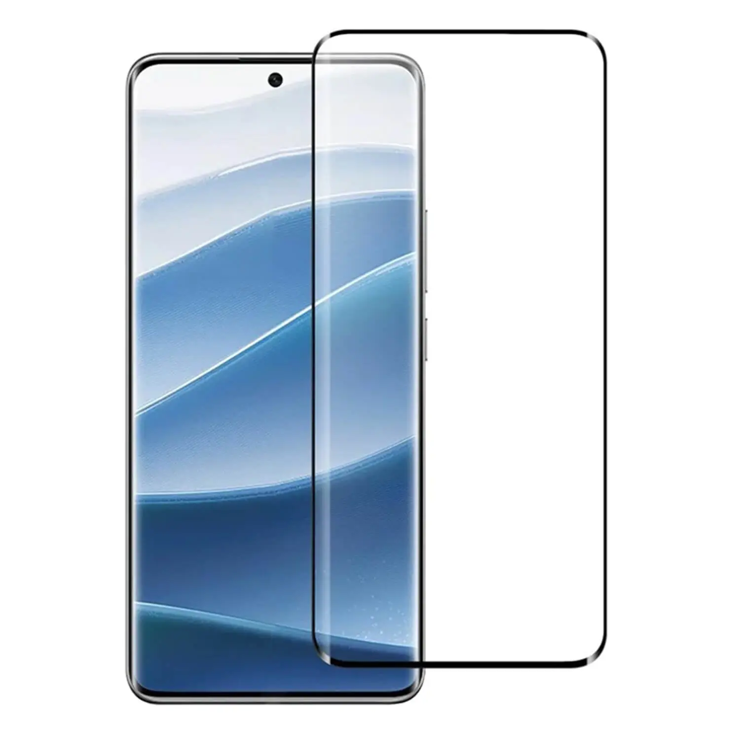 3D ochranné tvrzené sklo s rámečkem pro Xiaomi Redmi Note 14 Pro+ 5G - černé