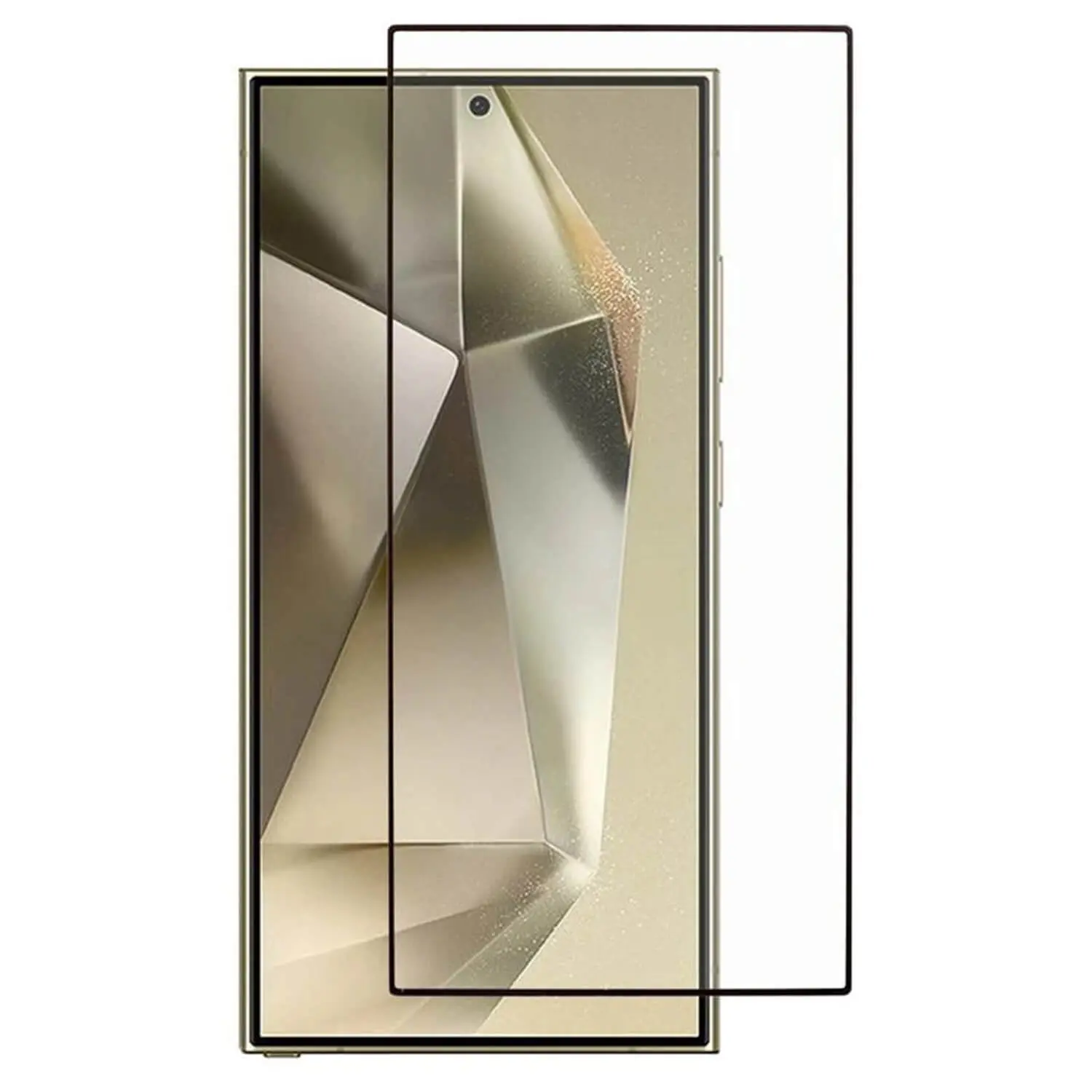 3D ochranné tvrzené sklo s rámečkem pro Samsung Galaxy S25 Ultra 5G - černé