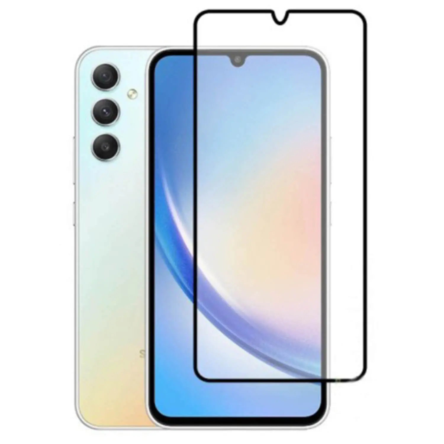 3D ochranné tvrzené sklo s rámečkem pro Samsung Galaxy A56 5G A566B - černé