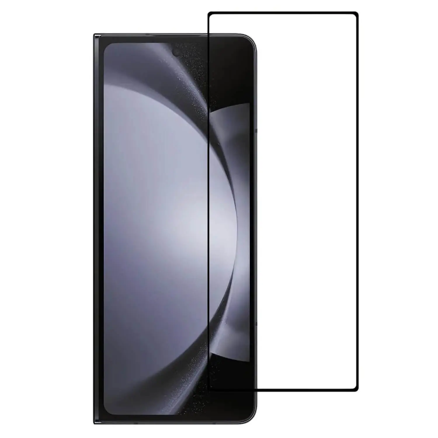 3D ochranné tvrzené sklo s rámečkem pro Samsung Galaxy Z Fold6 5G - černé