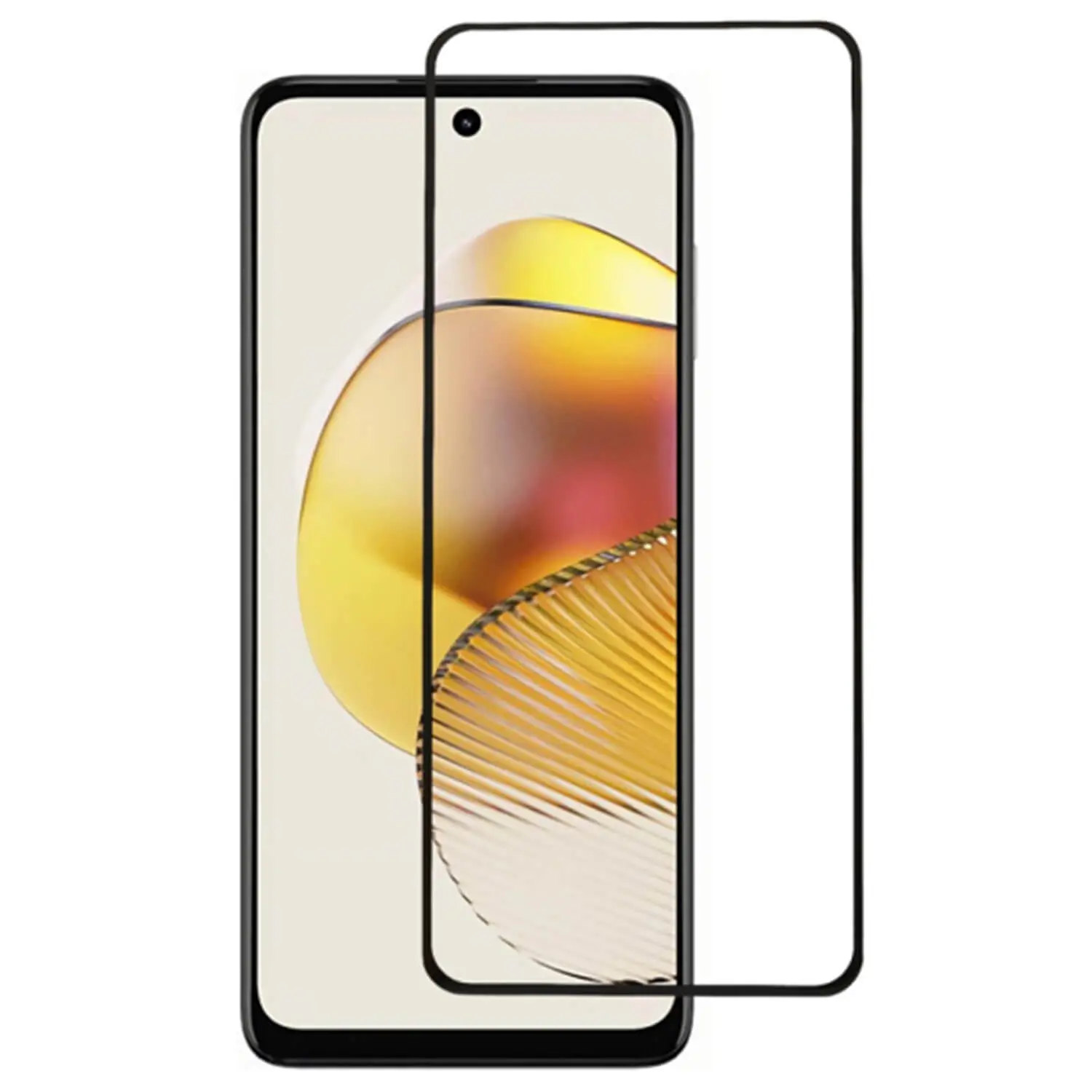 3x 3D tvrzené sklo s rámečkem pro Motorola Moto G05 - černé - 2+1 zdarma