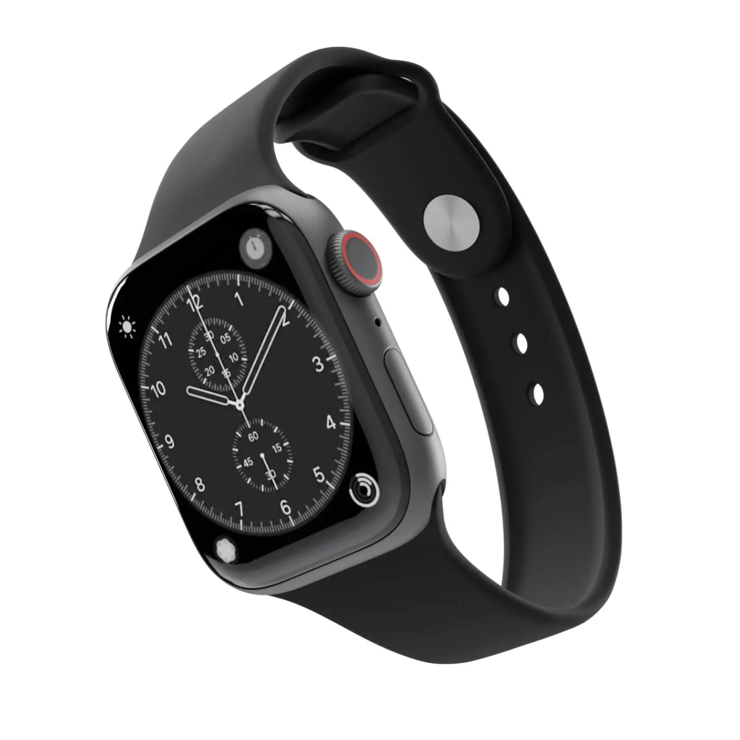 Pásek s gravírováním pro Apple Watch 46 mm (10.series) - Černá