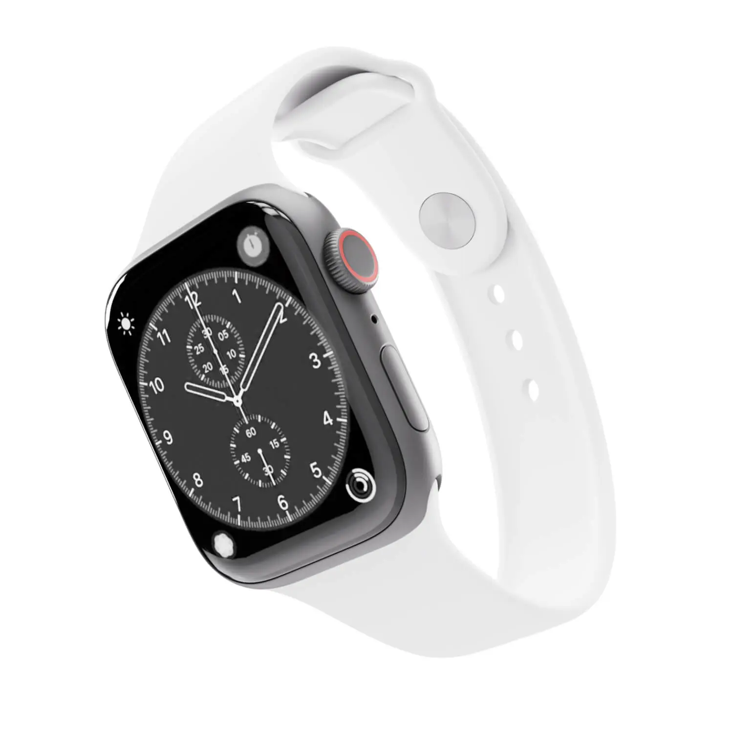 Pásek s gravírováním pro Apple Watch 41 mm (7.series) - Bílá