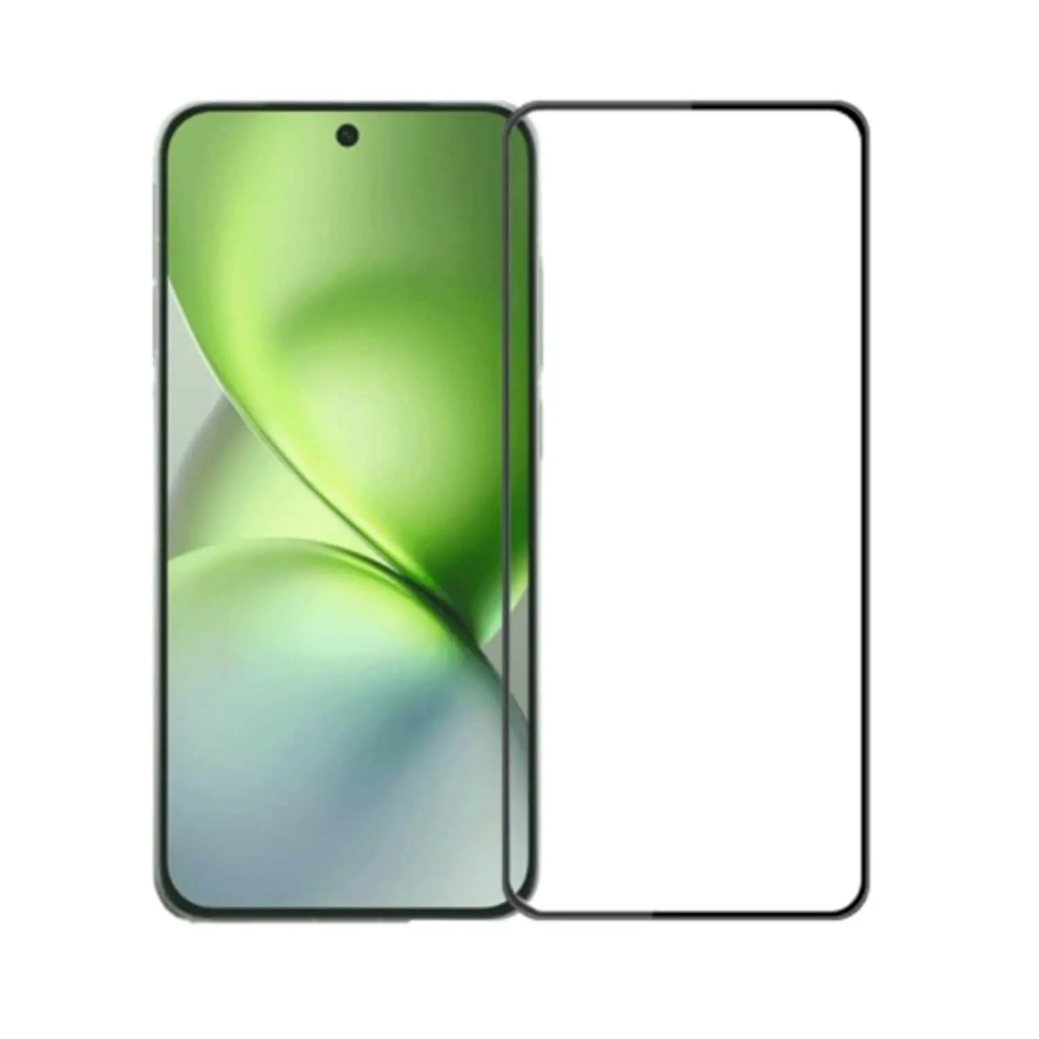 3x 3D tvrzené sklo s rámečkem pro Vivo X200 Pro - černé - 2+1 zdarma